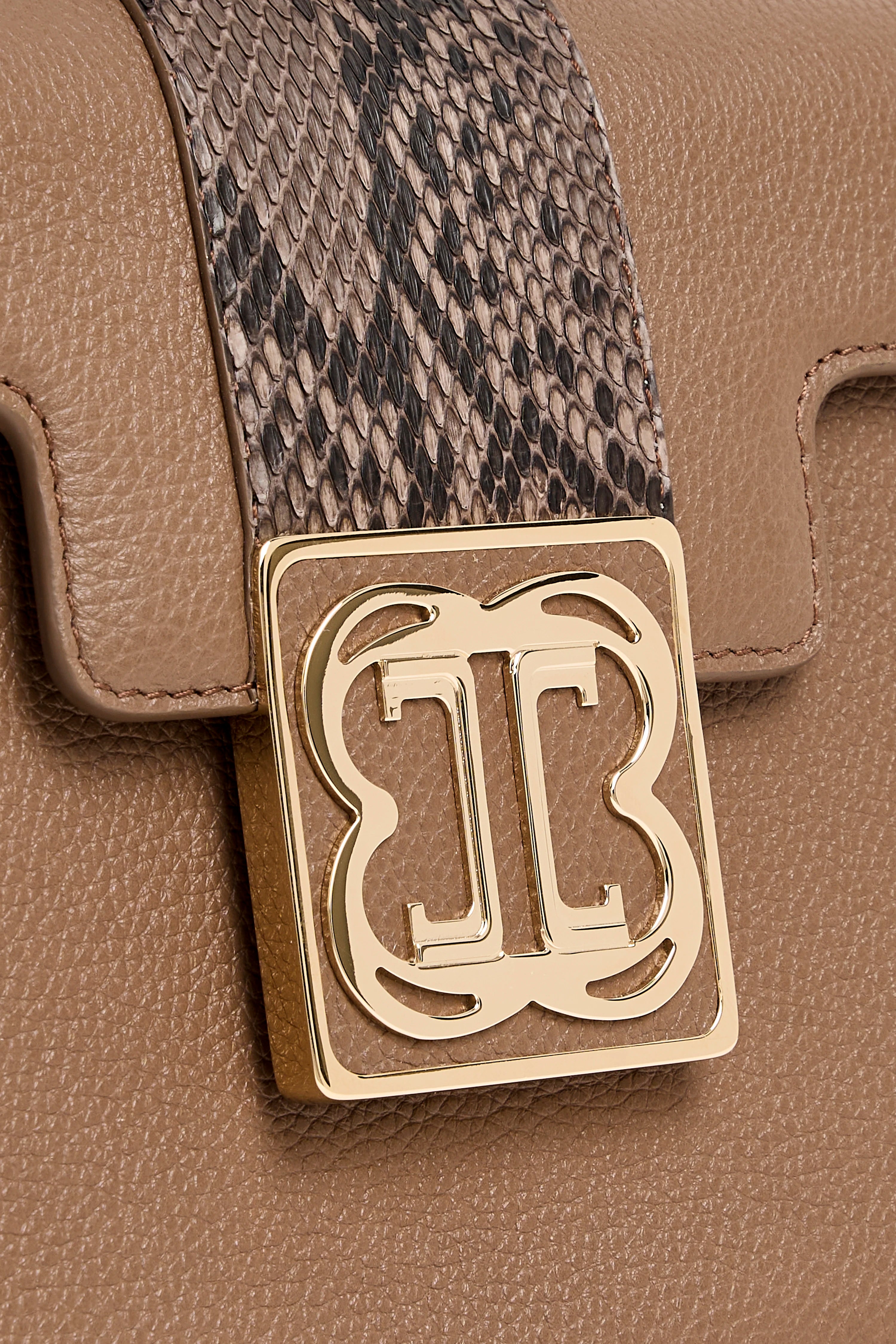 Cavallo Amira Nappa & Python Leather Crossbody Bag