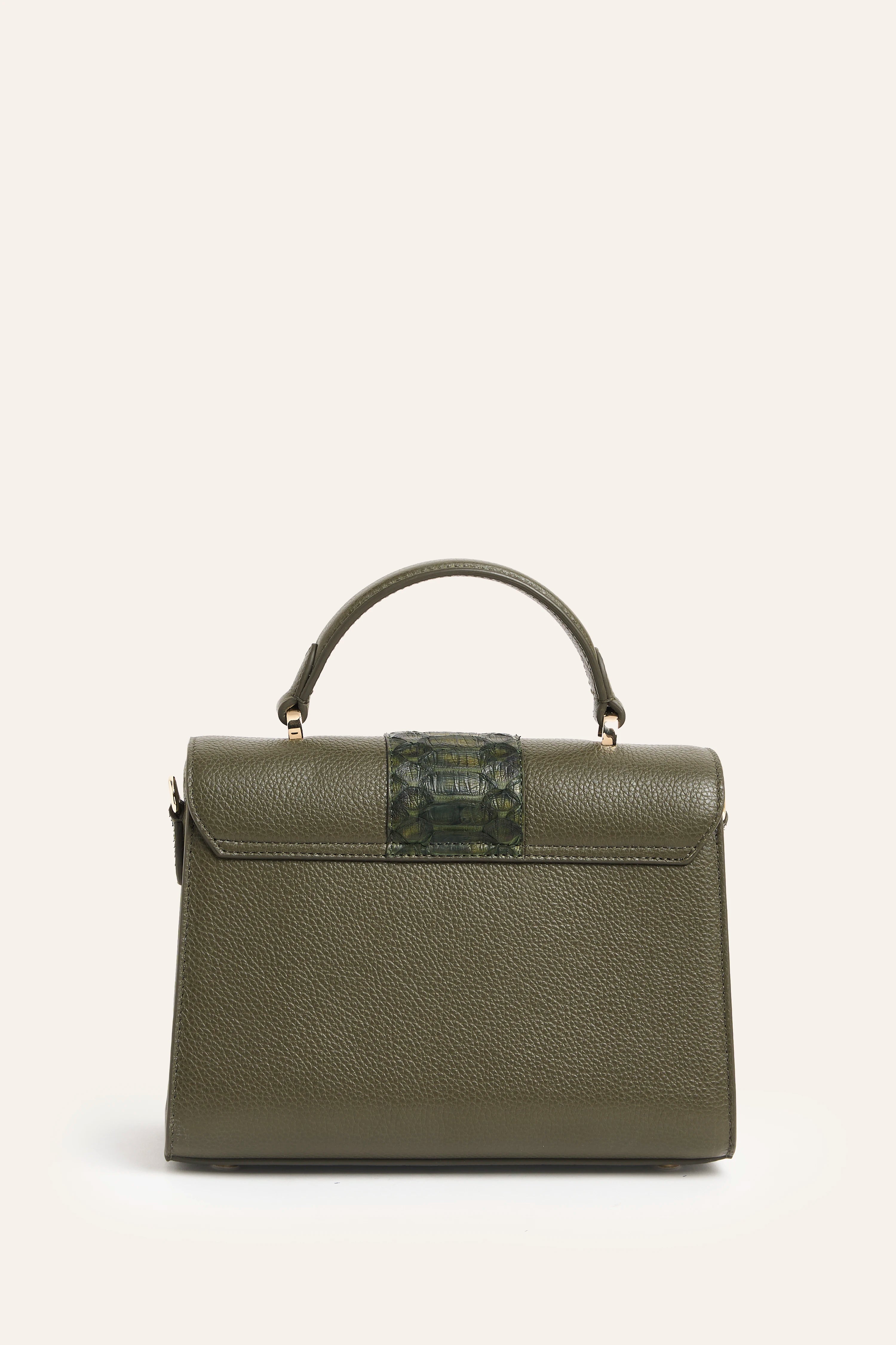 Cavallo Amira Nappa & Python Leather Crossbody Bag
