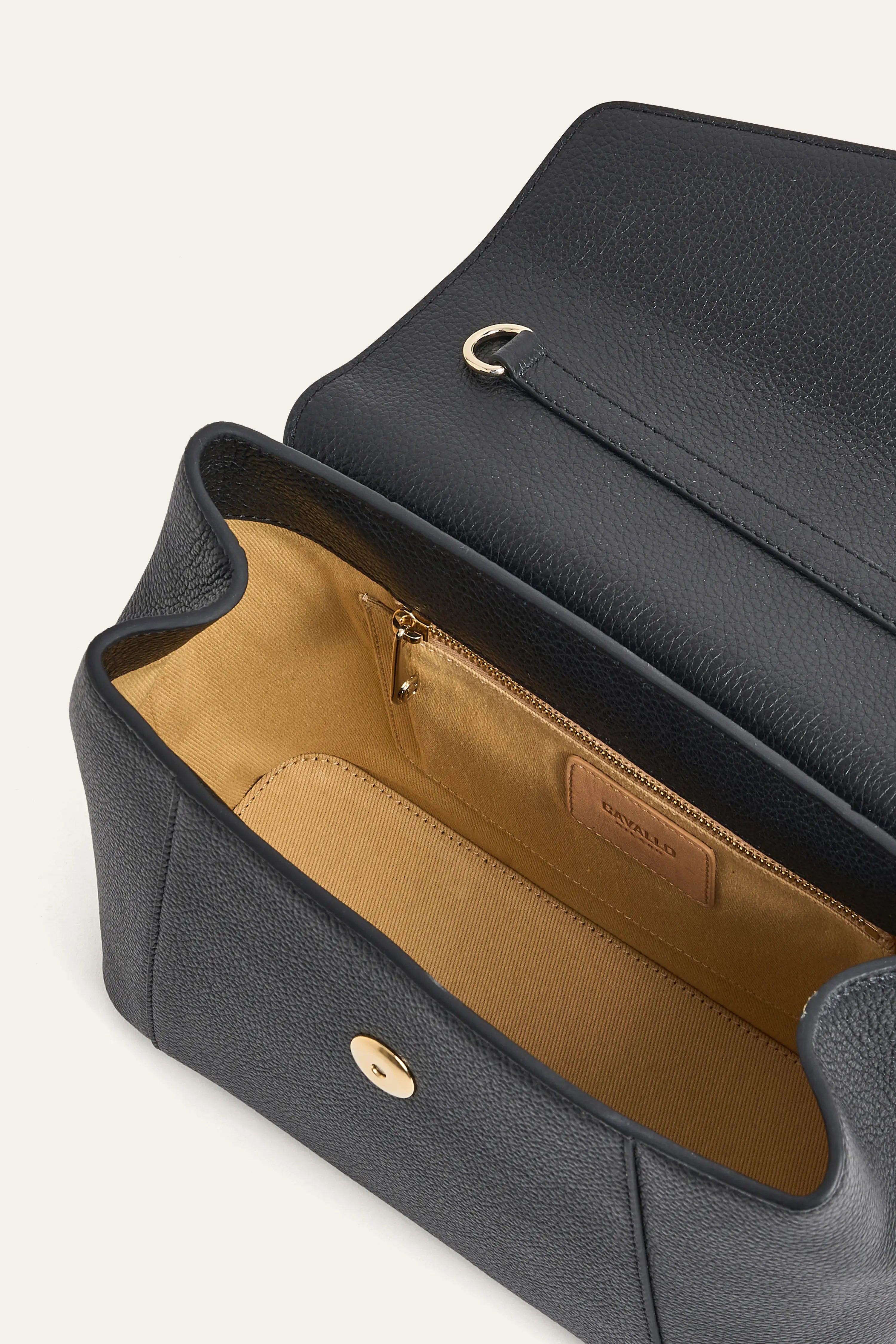 0022 IVORY CALF Satchel Bag