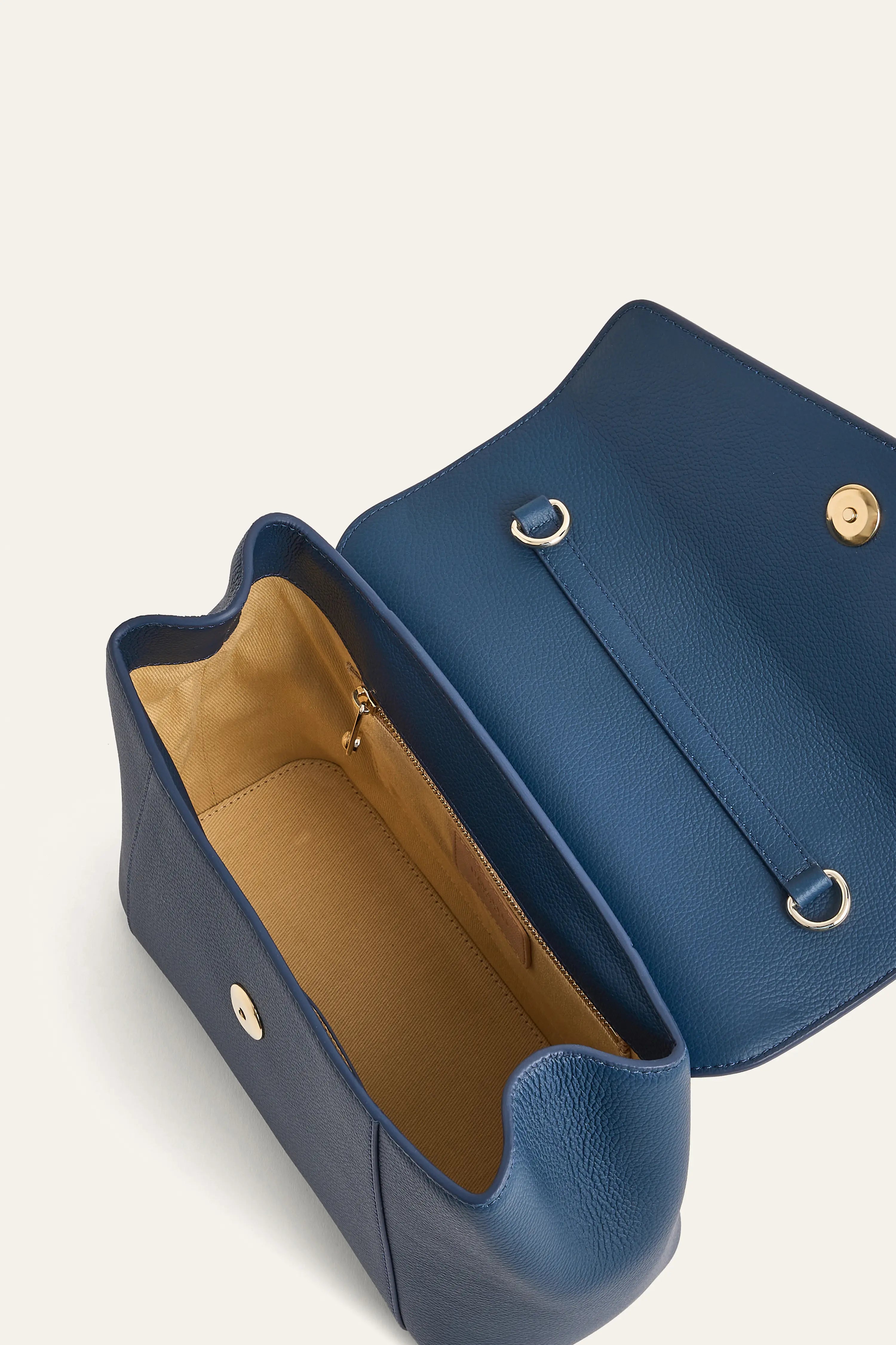 0022 IVORY CALF Satchel Bag