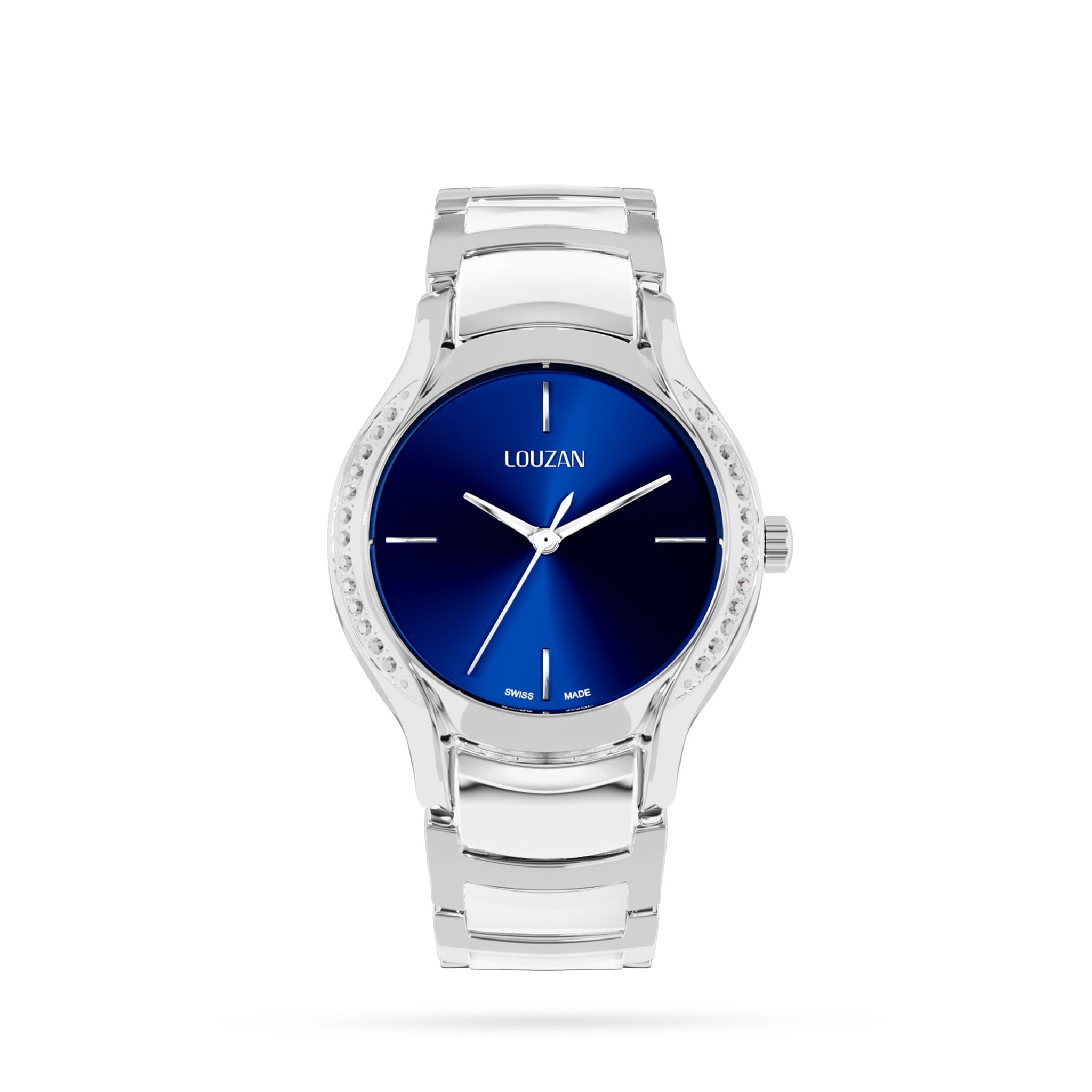 Cryste watch silver and blue