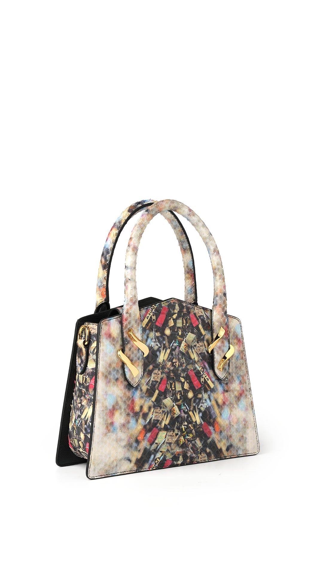 LADIES HAND BAG DREAM PYTHON LOCK MEDIUM