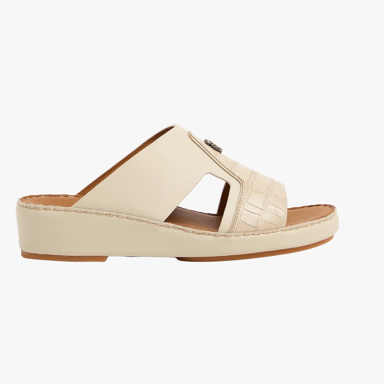 U618 CROCO LONDON Leather Arabic Sandals for Men