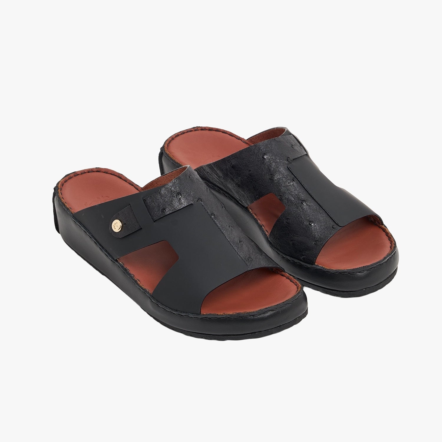 4033 OSTRICH LONDON Leather Arabic Sandals for Men