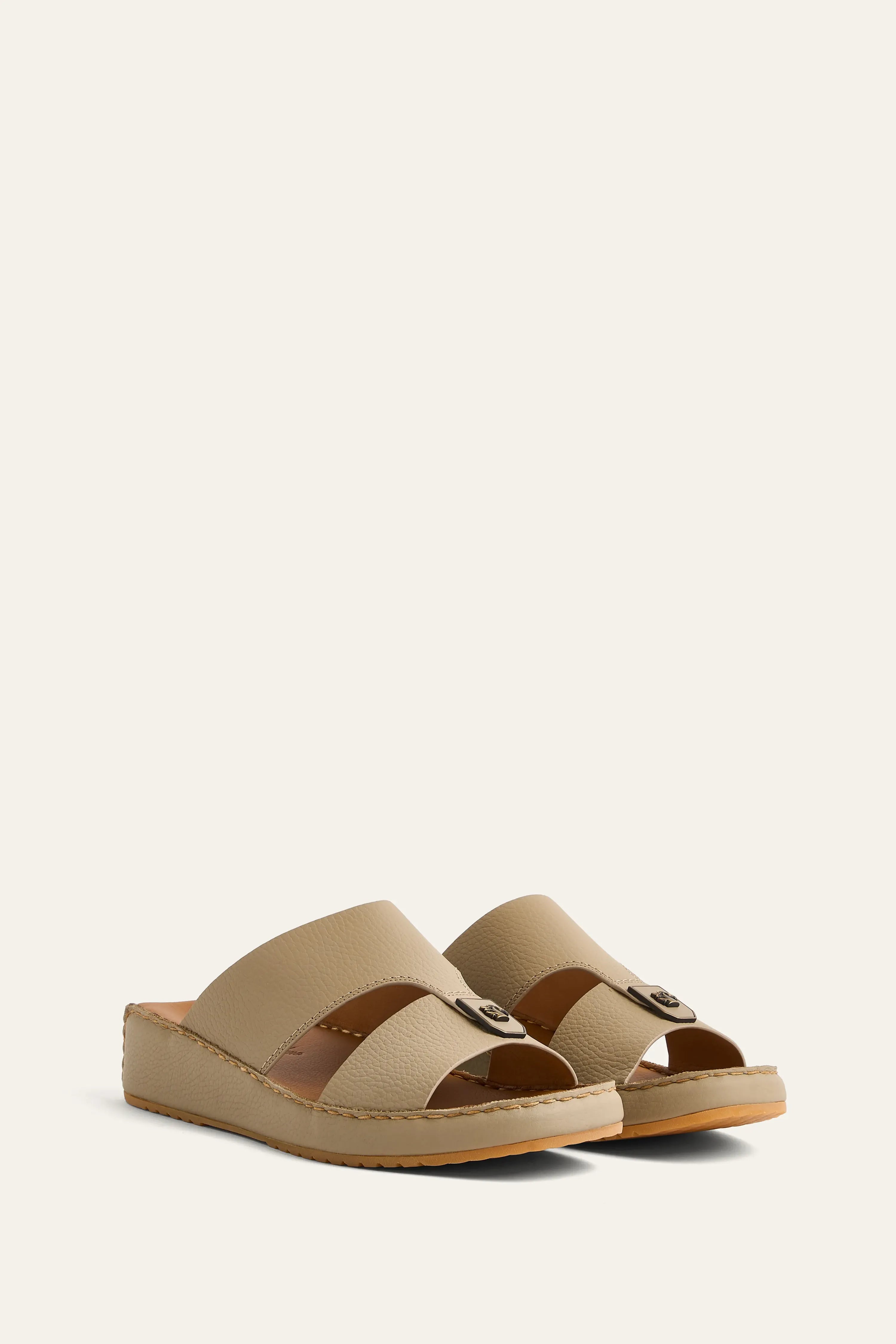 4005 CALF Leather Arabic Sandals for Men