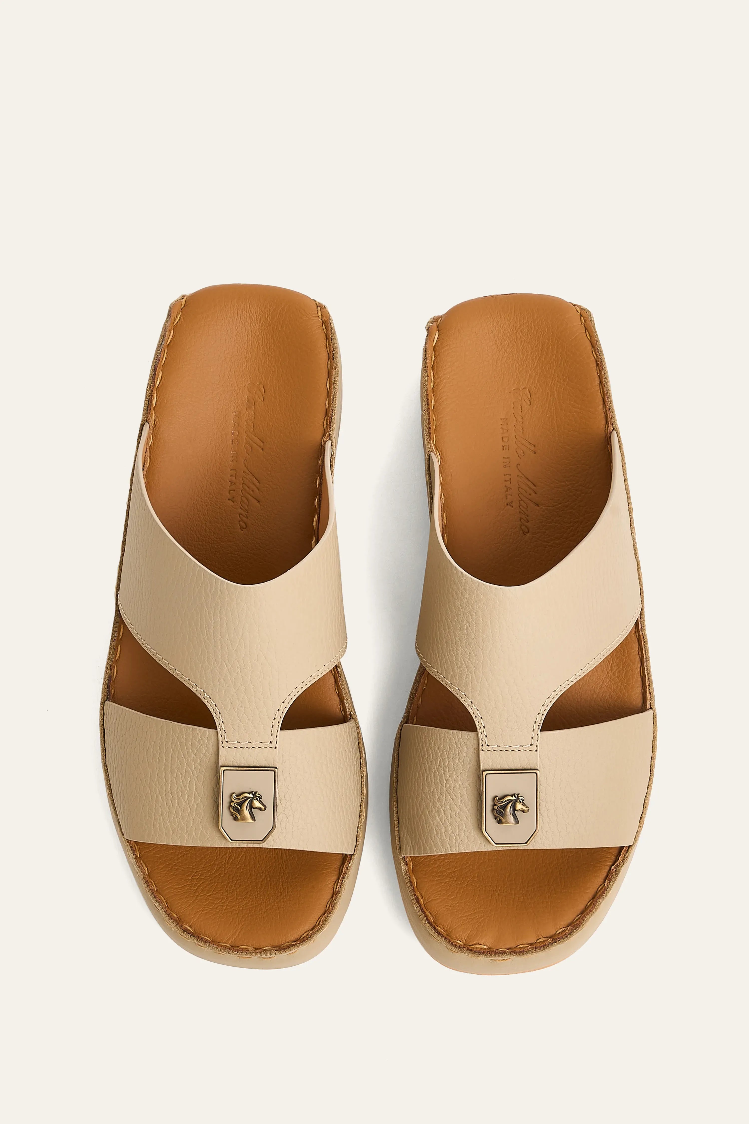 4005 CALF Leather Arabic Sandals for Men