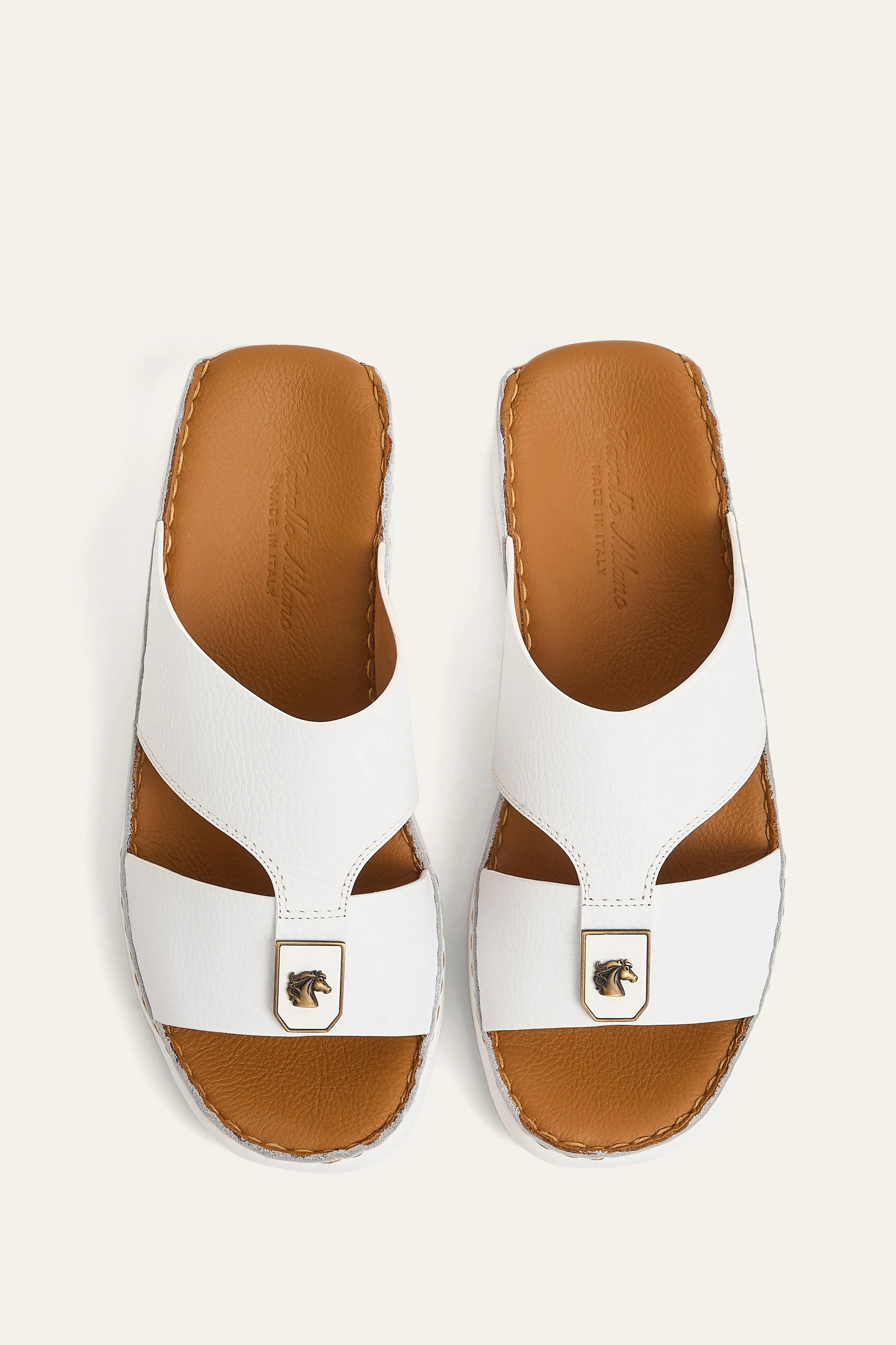 4005 CALF Leather Arabic Sandals for Men