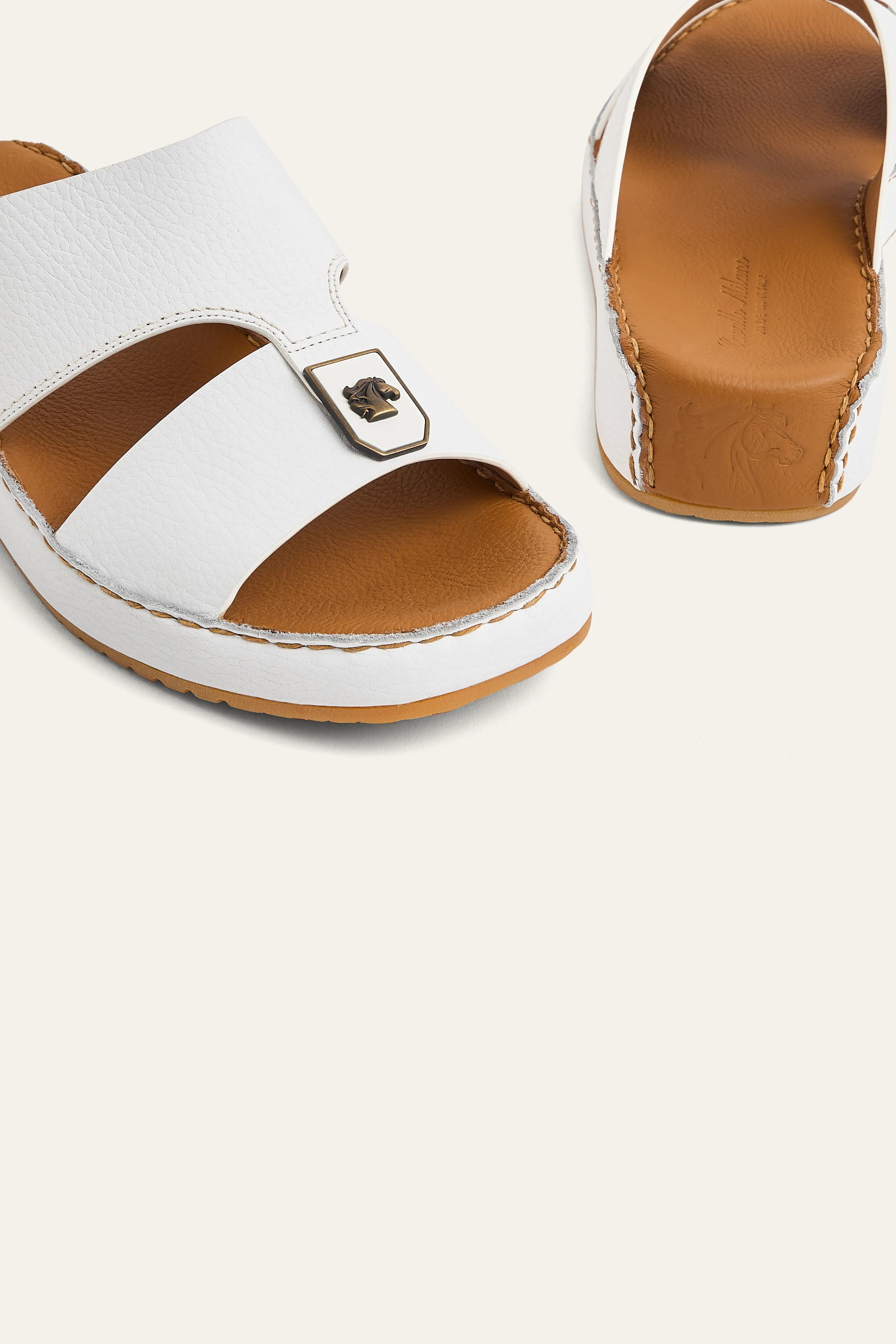 4005 CALF Leather Arabic Sandals for Men