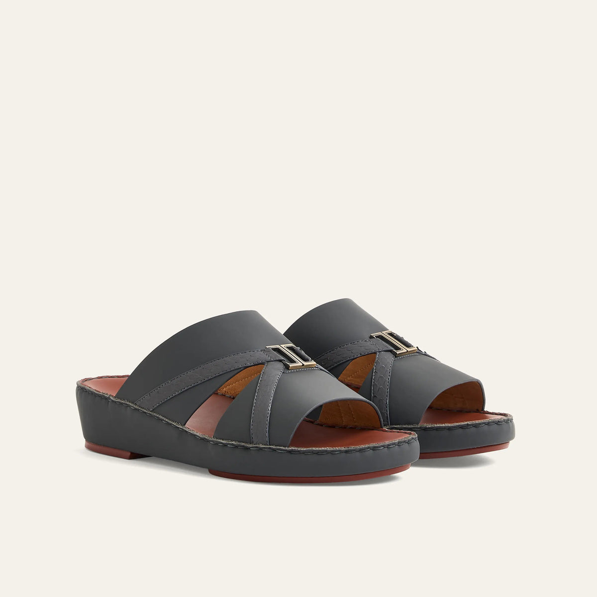 Arabic Sandals for Men-4034 LONDON Leather
