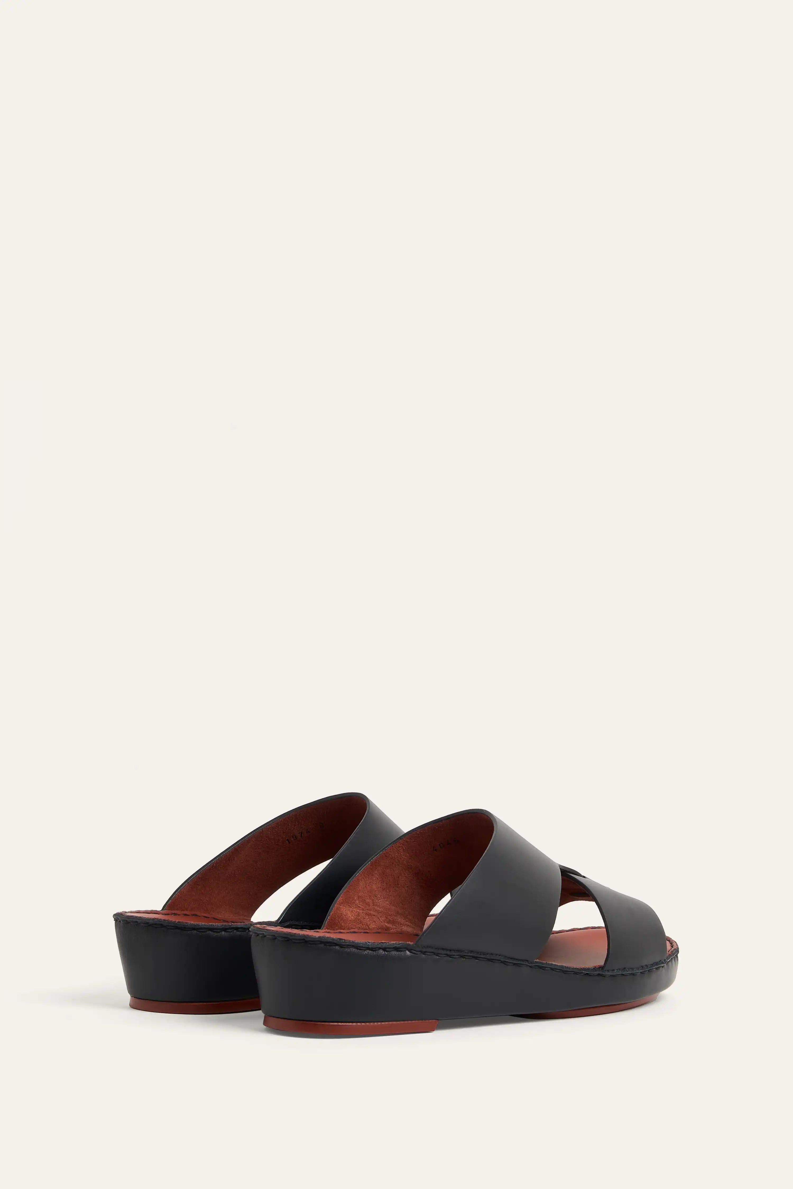 4046 GANGE Leather Arabic Sandals for Men