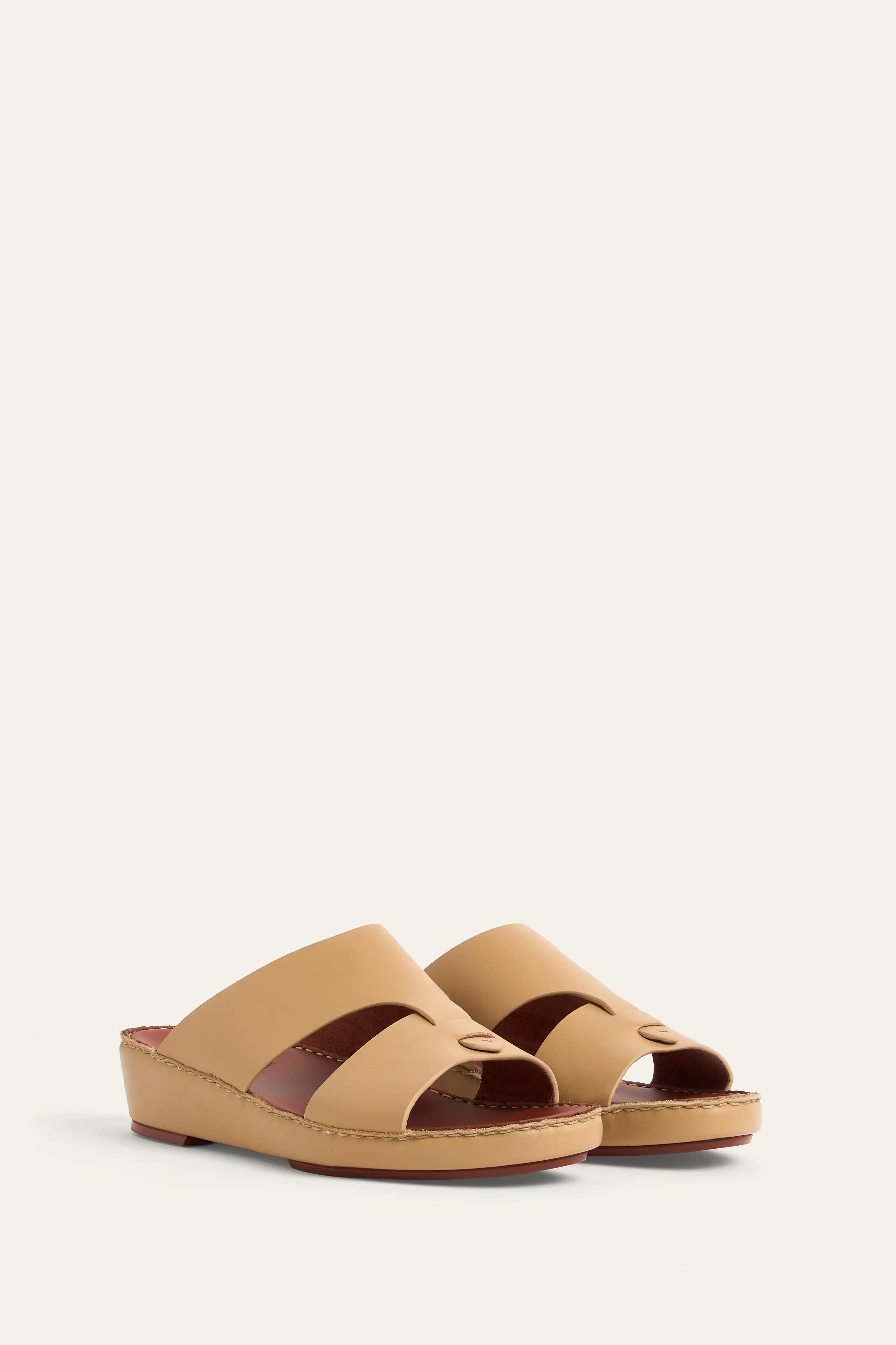 4046 GANGE Leather Arabic Sandals for Men