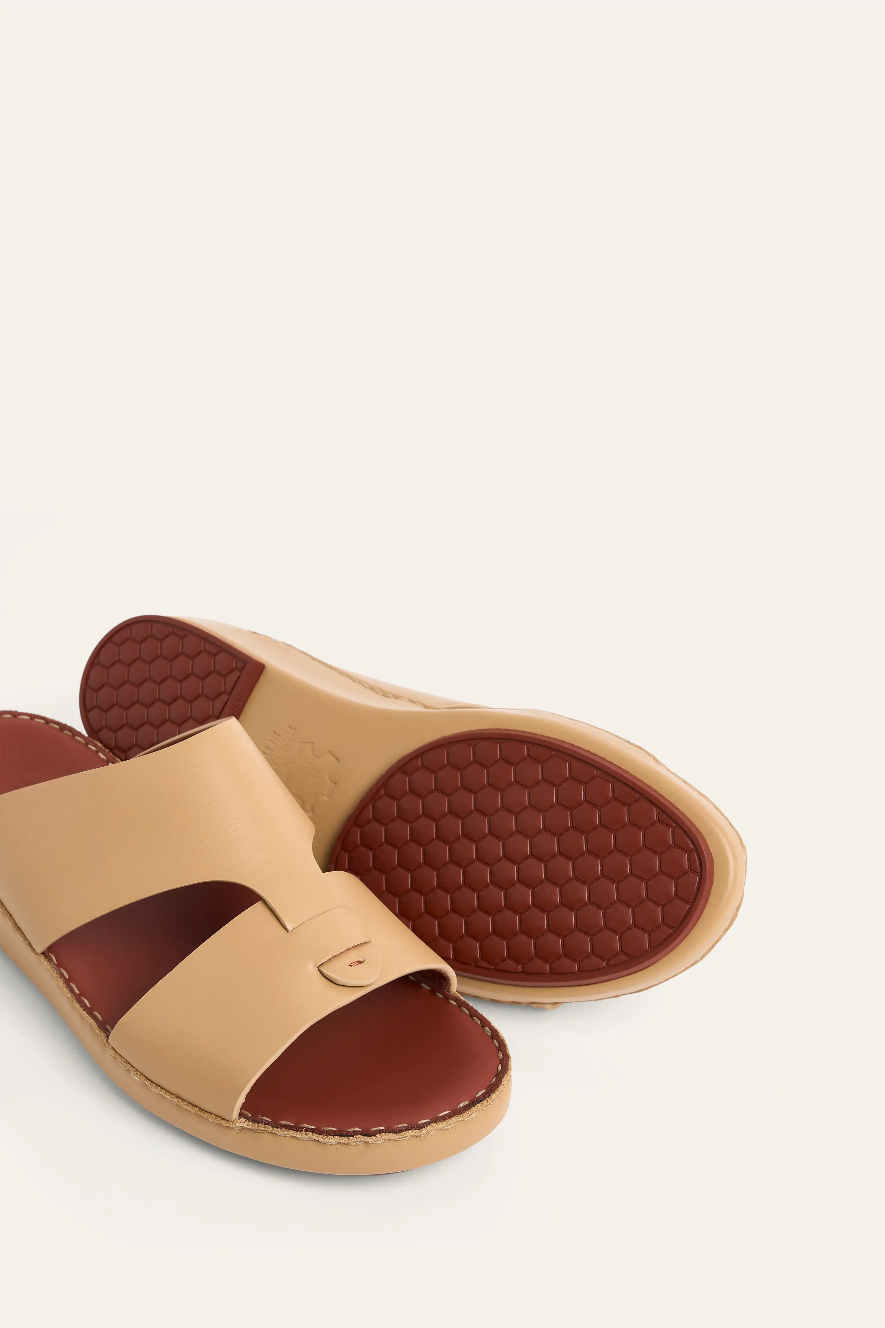 4046 GANGE Leather Arabic Sandals for Men