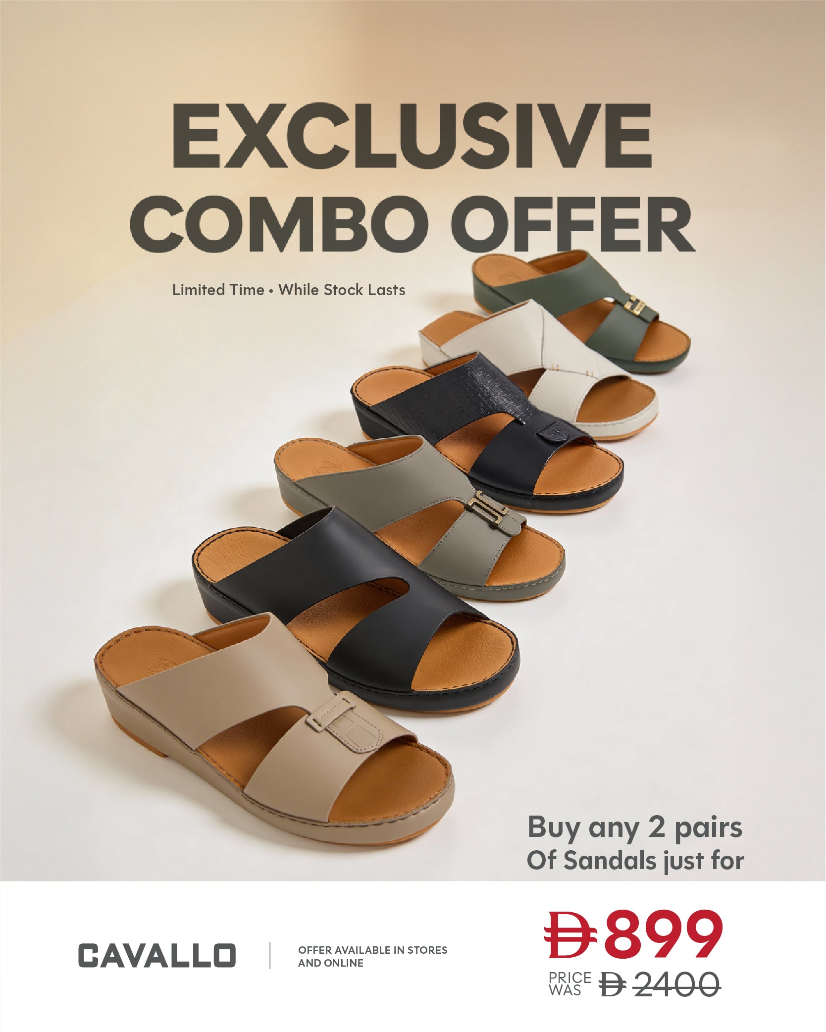 Buy Any 2 Sandals For