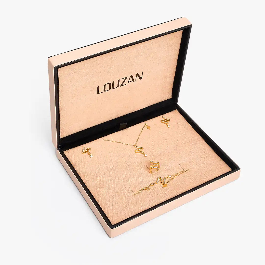LZJ07 Ladies Jewelry Set – Timeless Elegance in a Box