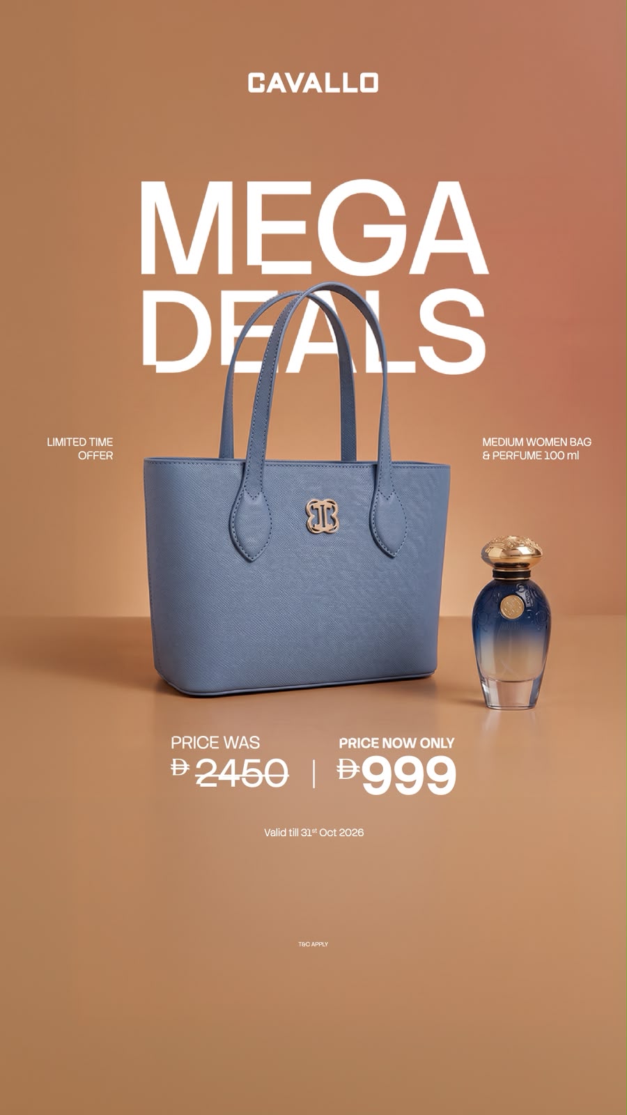 Buy 1 BAG and 1 PF @ AED 999