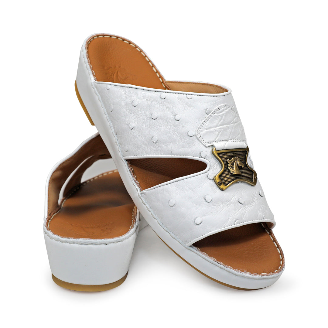 Arabic Sandals for men BABY OSTRICH CROCO Leather 1832