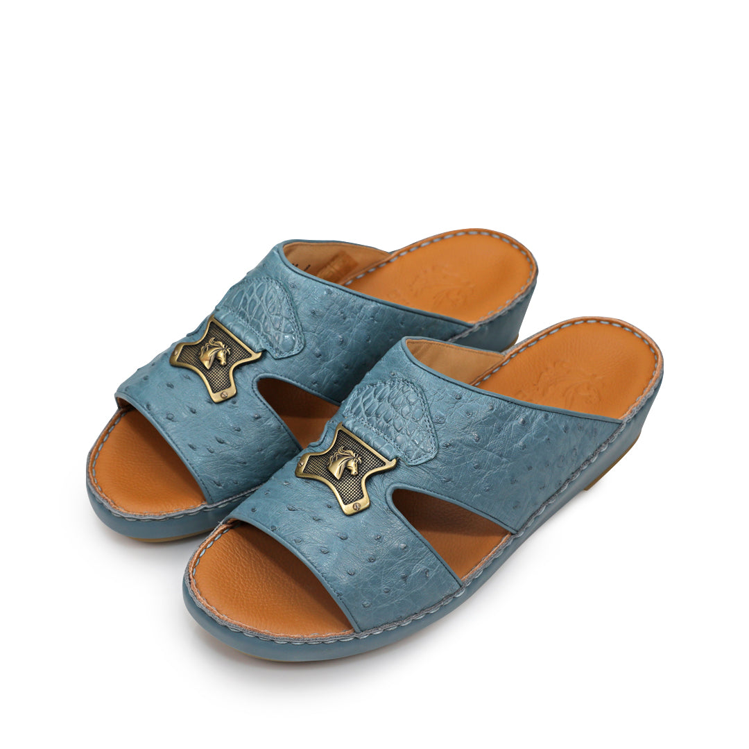 Arabic Sandals for men BABY OSTRICH CROCO Leather 1832