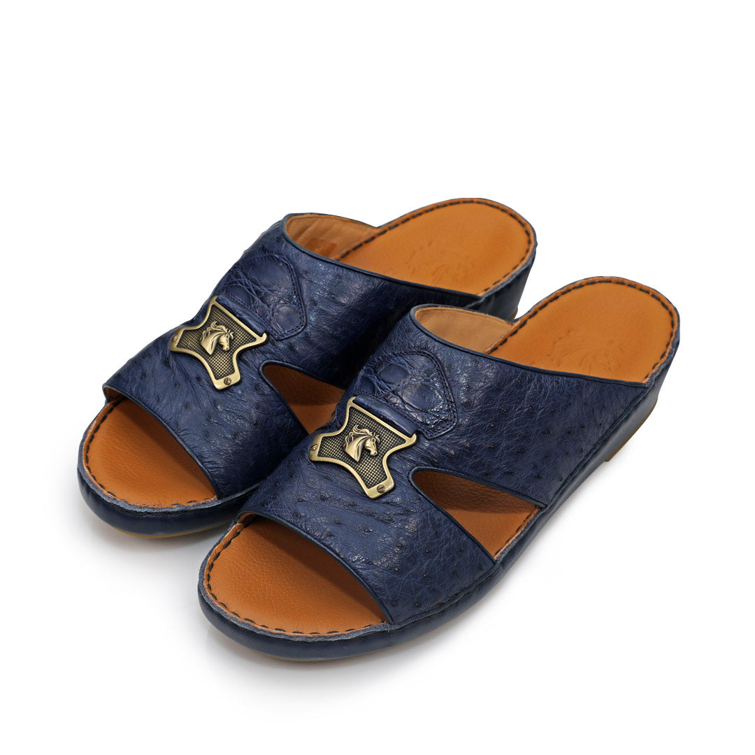 Arabic Sandals for men BABY OSTRICH CROCO Leather 1832