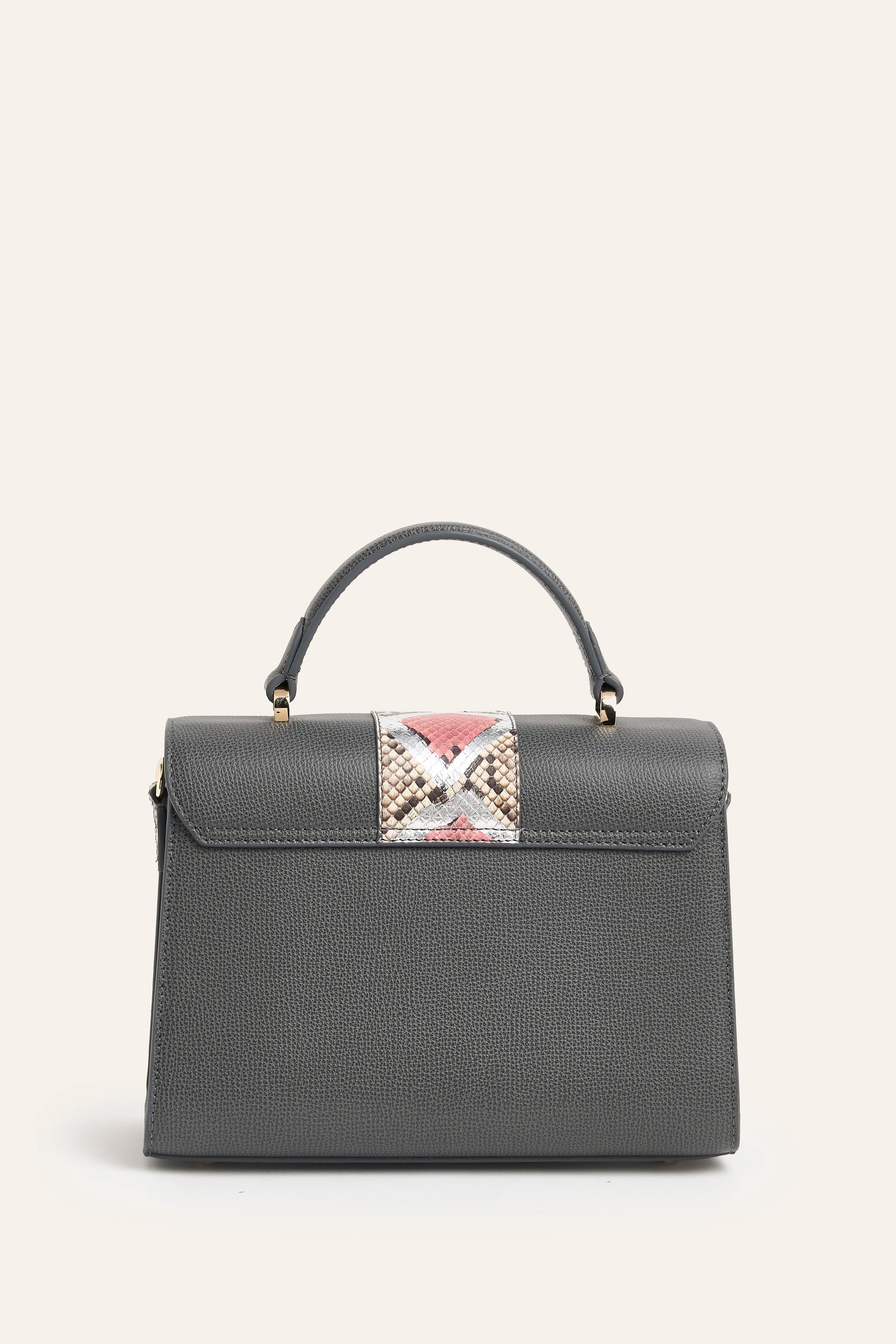 Cavallo Amira Nappa & Python Leather Crossbody Bag