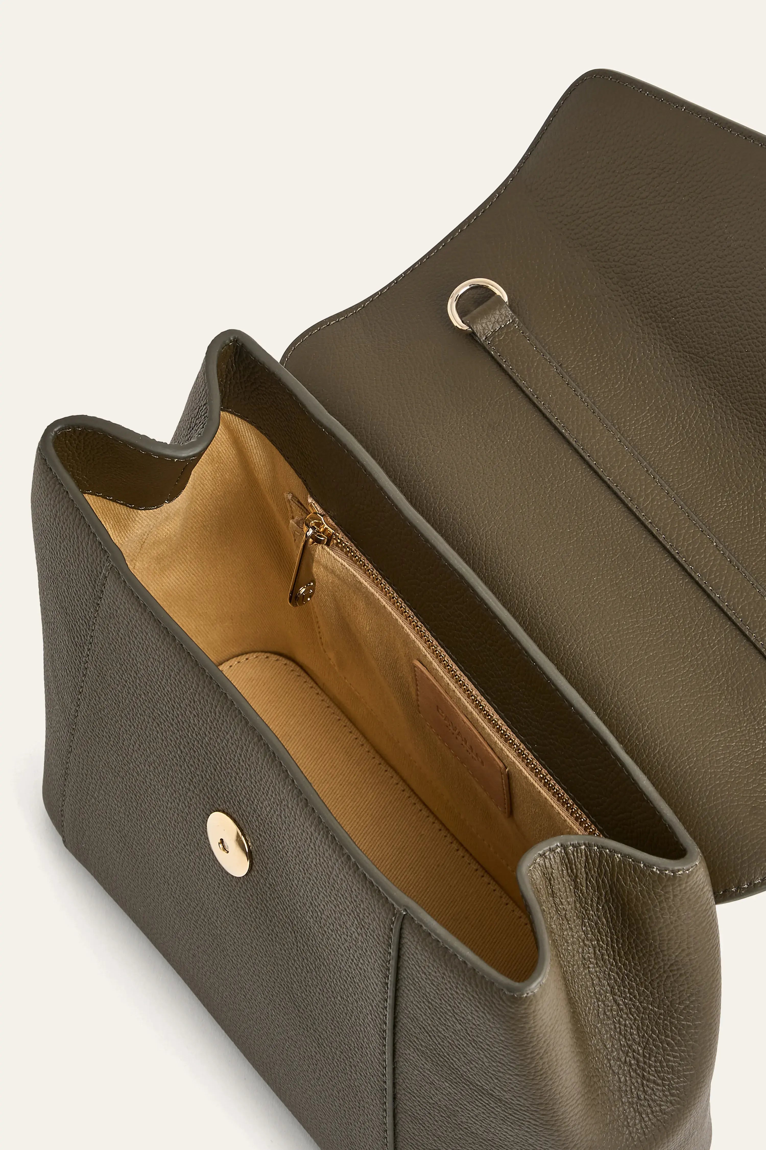 0022 IVORY CALF Satchel Bag