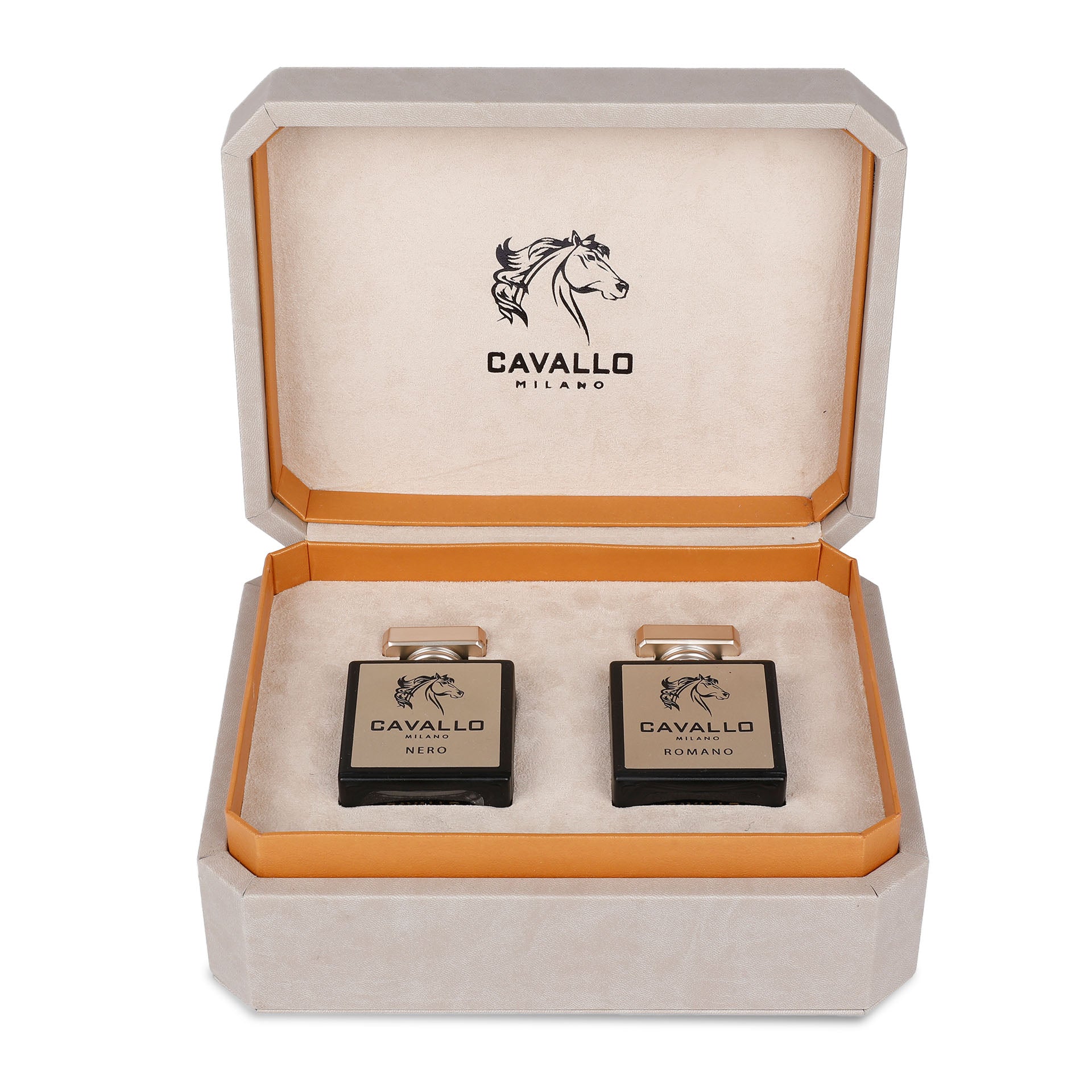 BOX LEATHER CAVALLO 2PERFUME