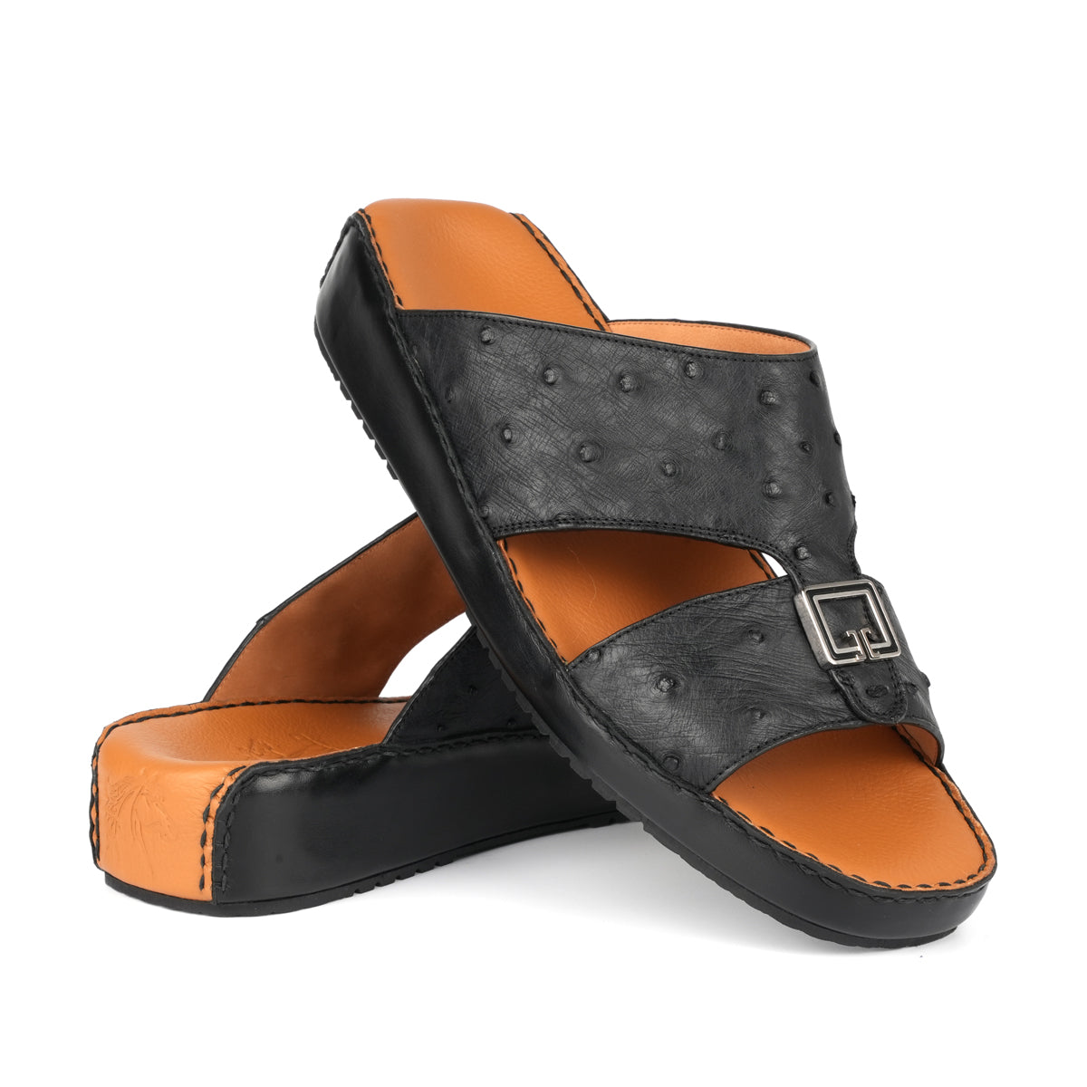 Arabic Men Sandal 3008 OSTRICH LEATHER