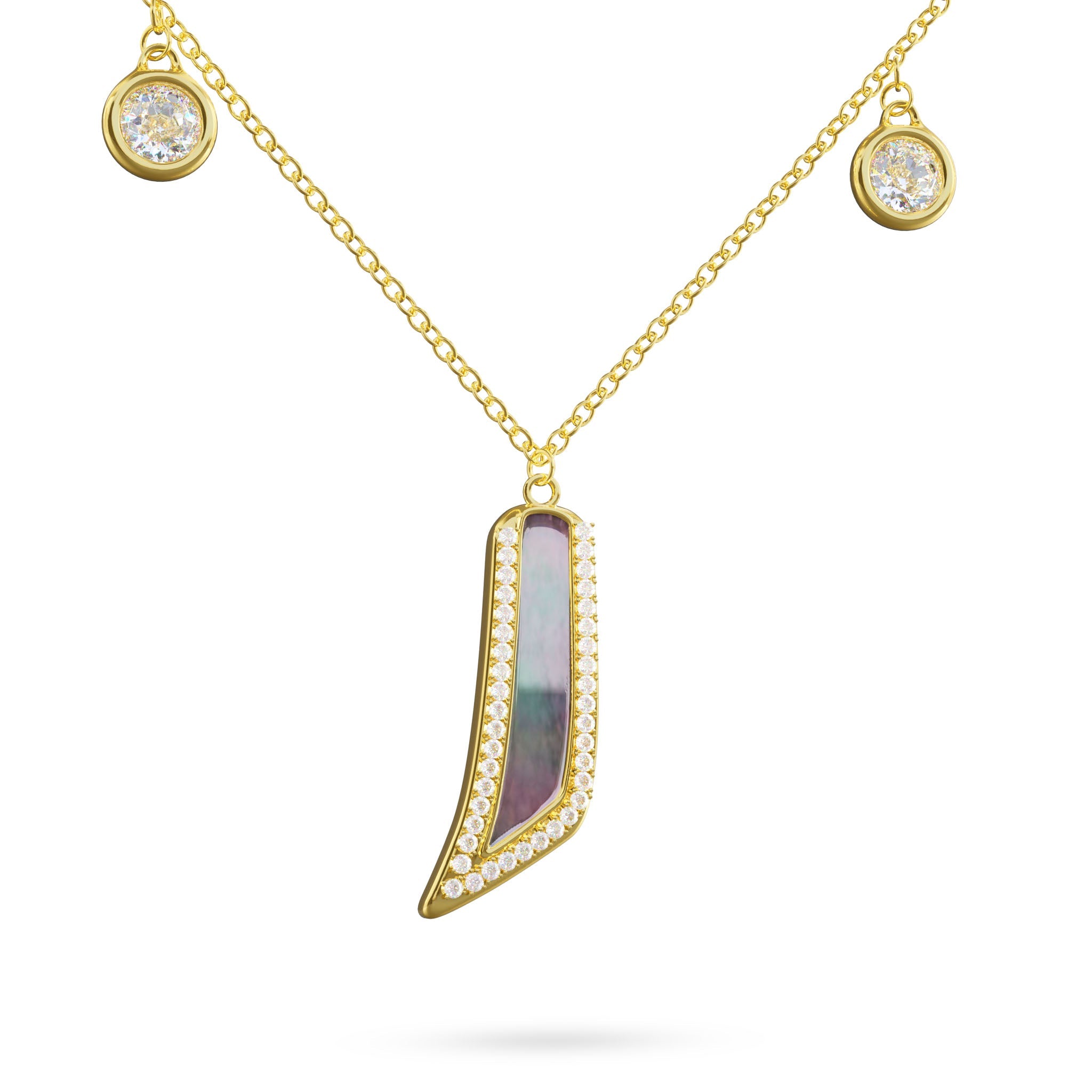 Trio Necklace Amber Louzan jewellery - Multi colors