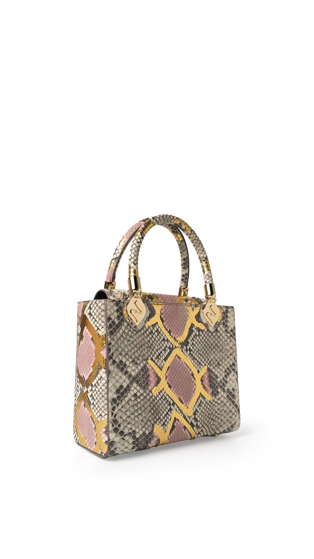 Joy Bag python gold pink