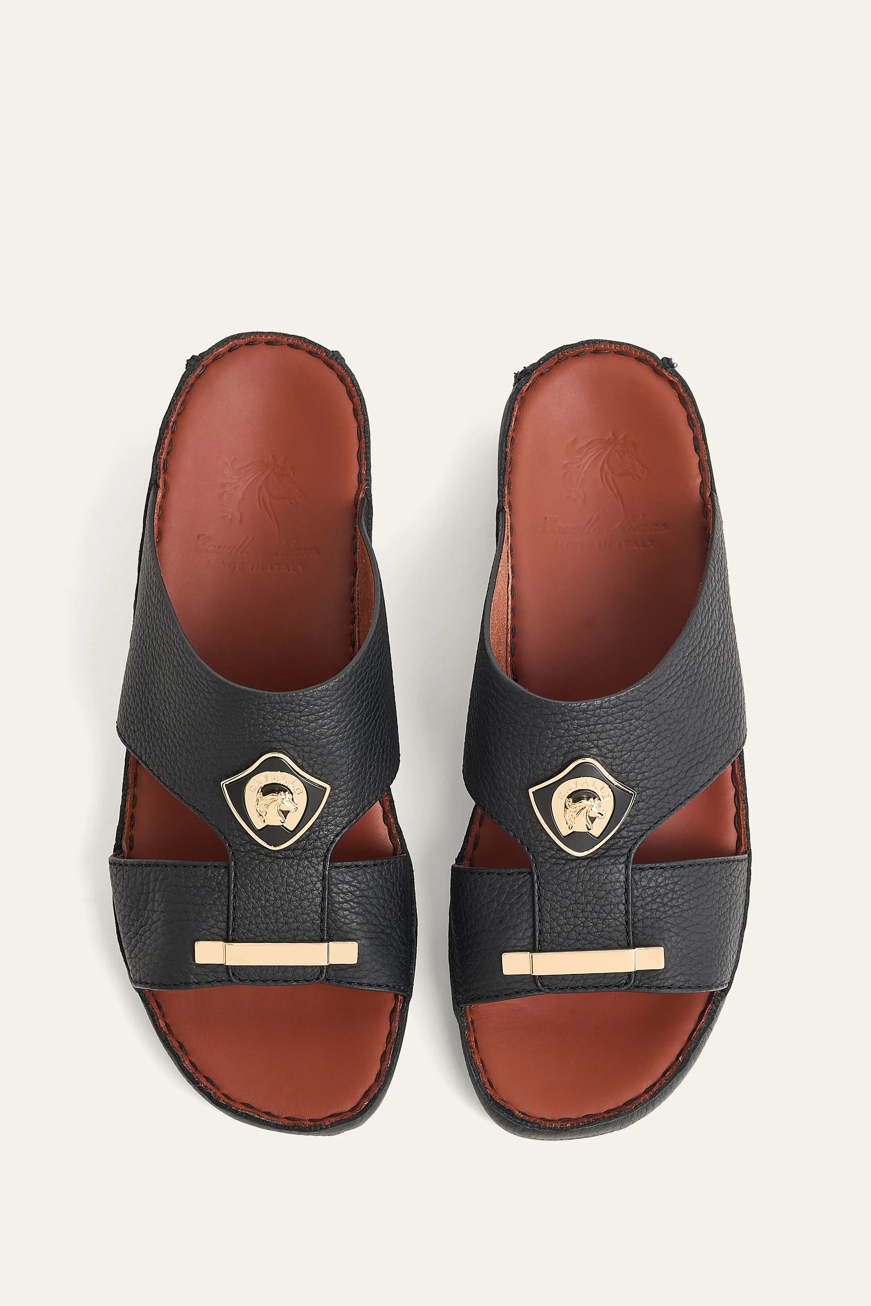 2145 DEER GOMMATO Leather Arabic Sandals for Men