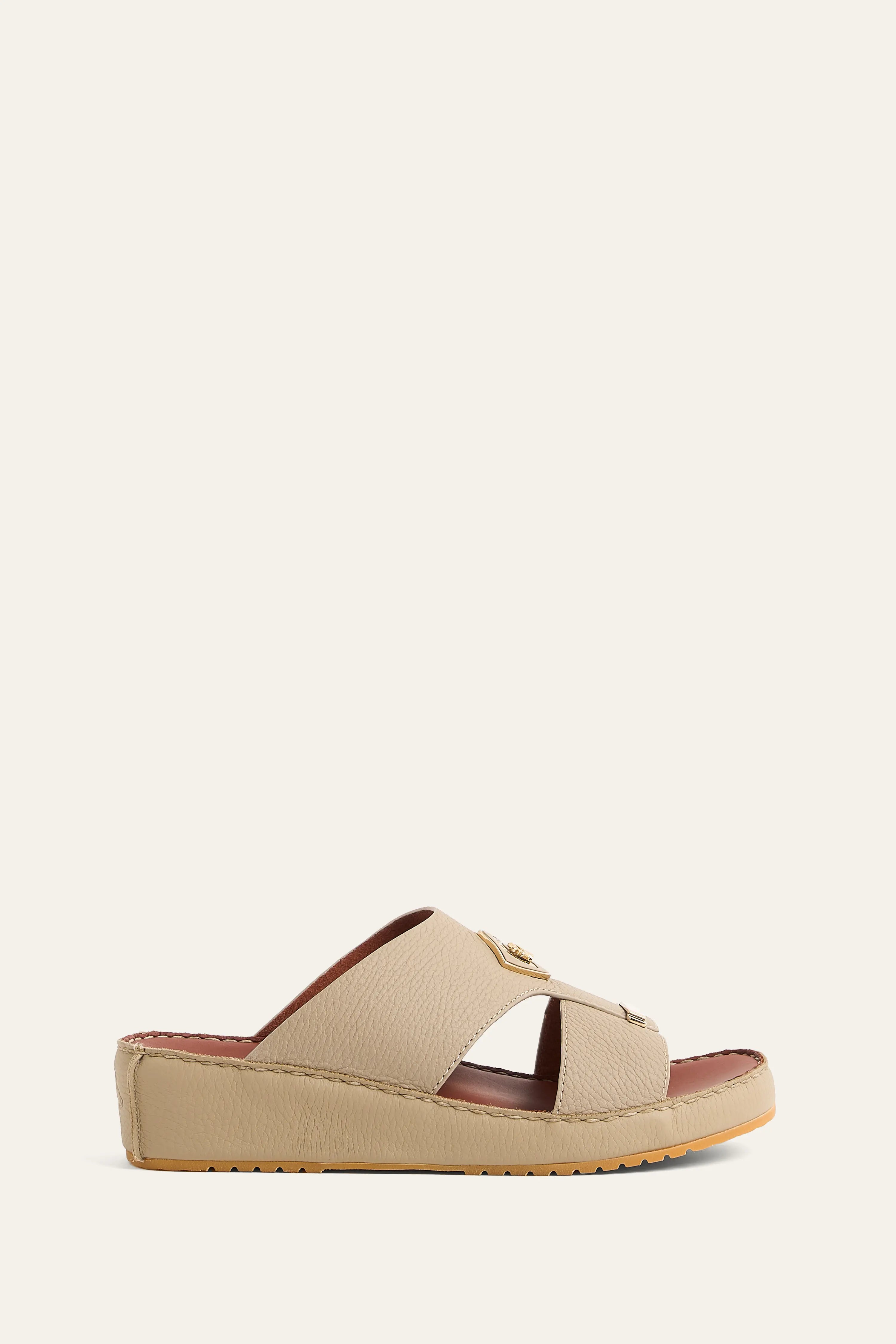 2145 DEER GOMMATO Leather Arabic Sandals for Men