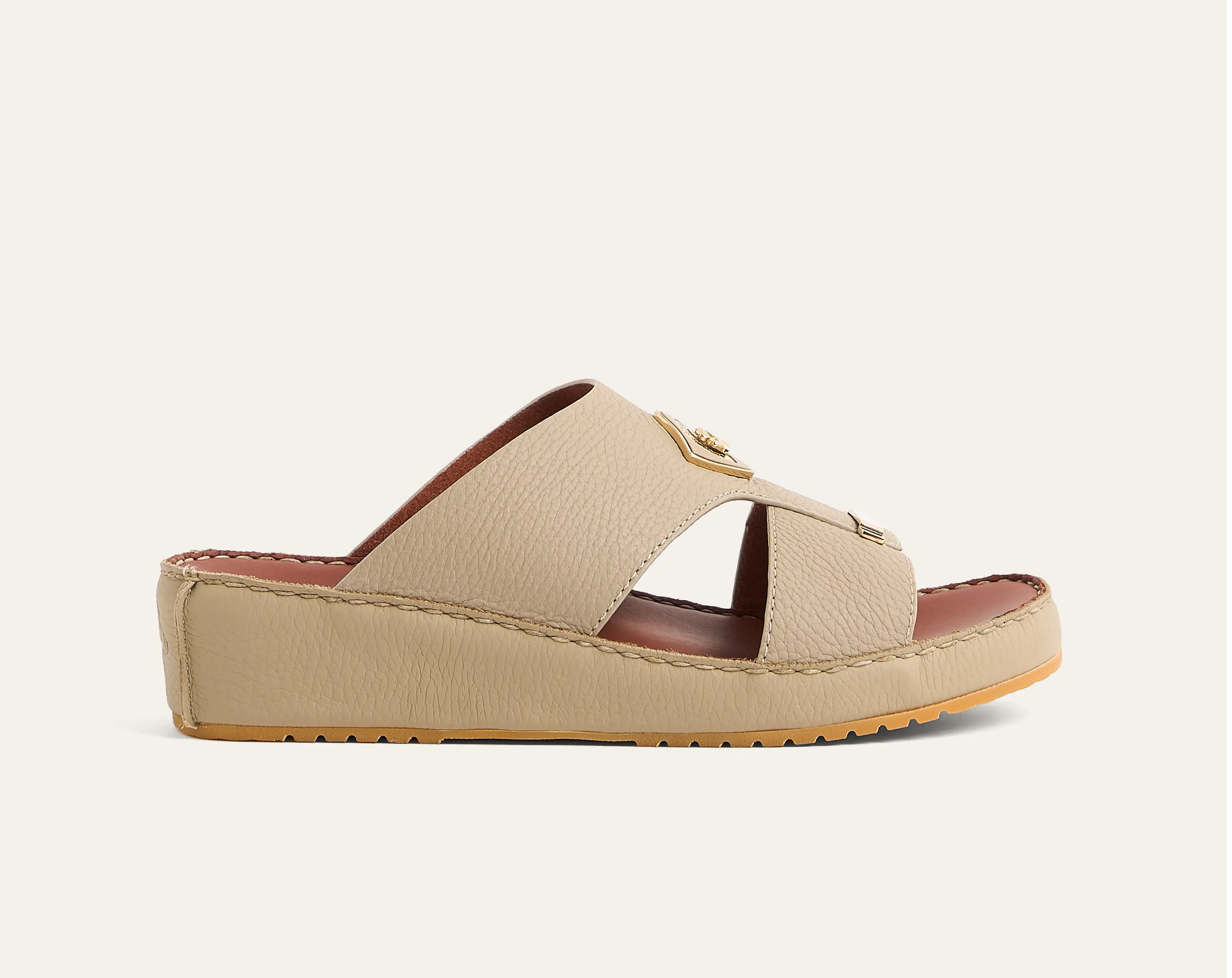 2145 DEER GOMMATO Leather Arabic Sandals for Men