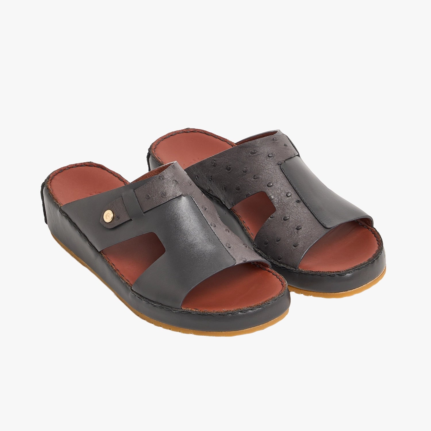 4033 OSTRICH LONDON Leather Arabic Sandals for Men