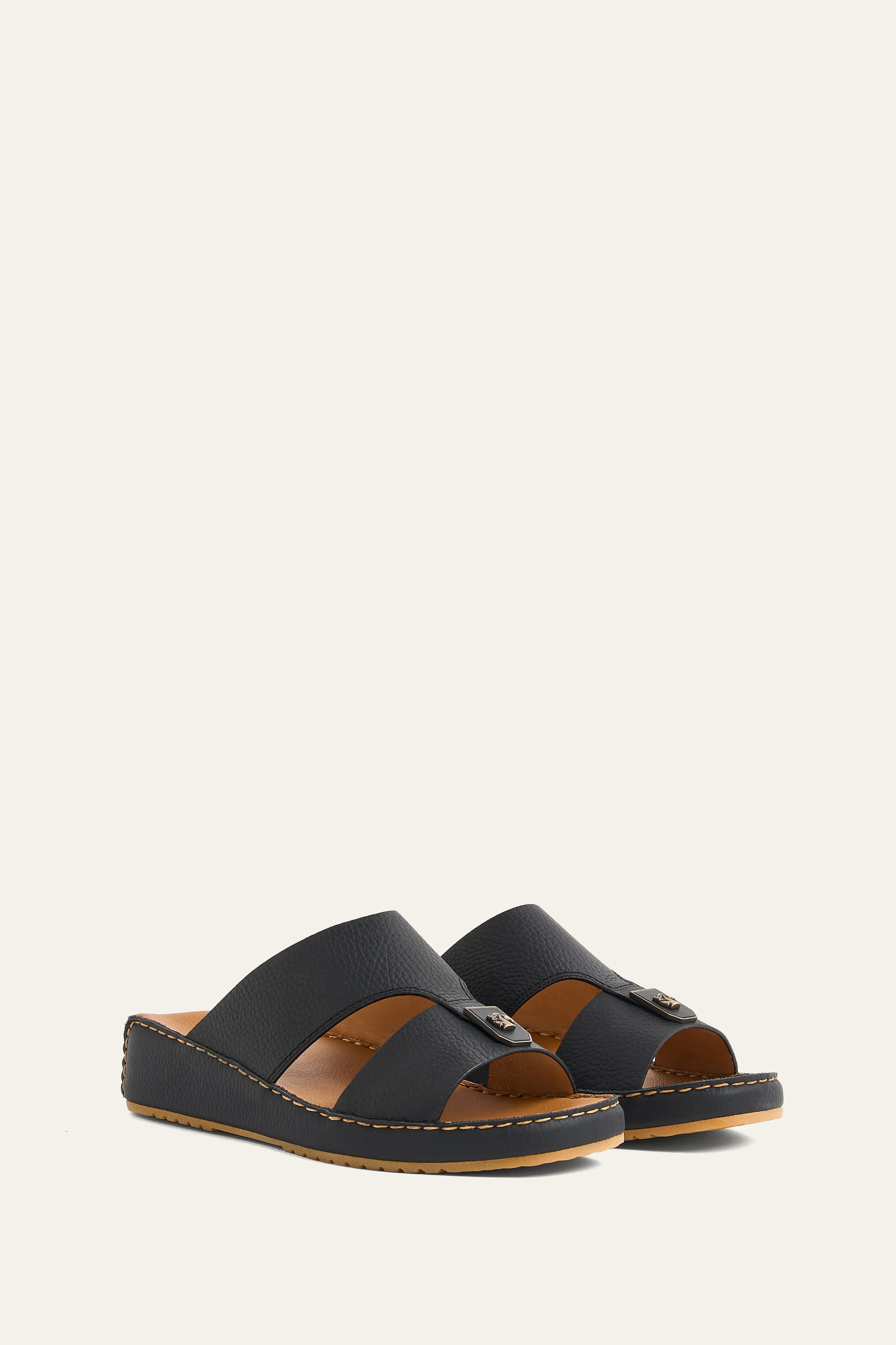 4005 CALF Leather Arabic Sandals for Men