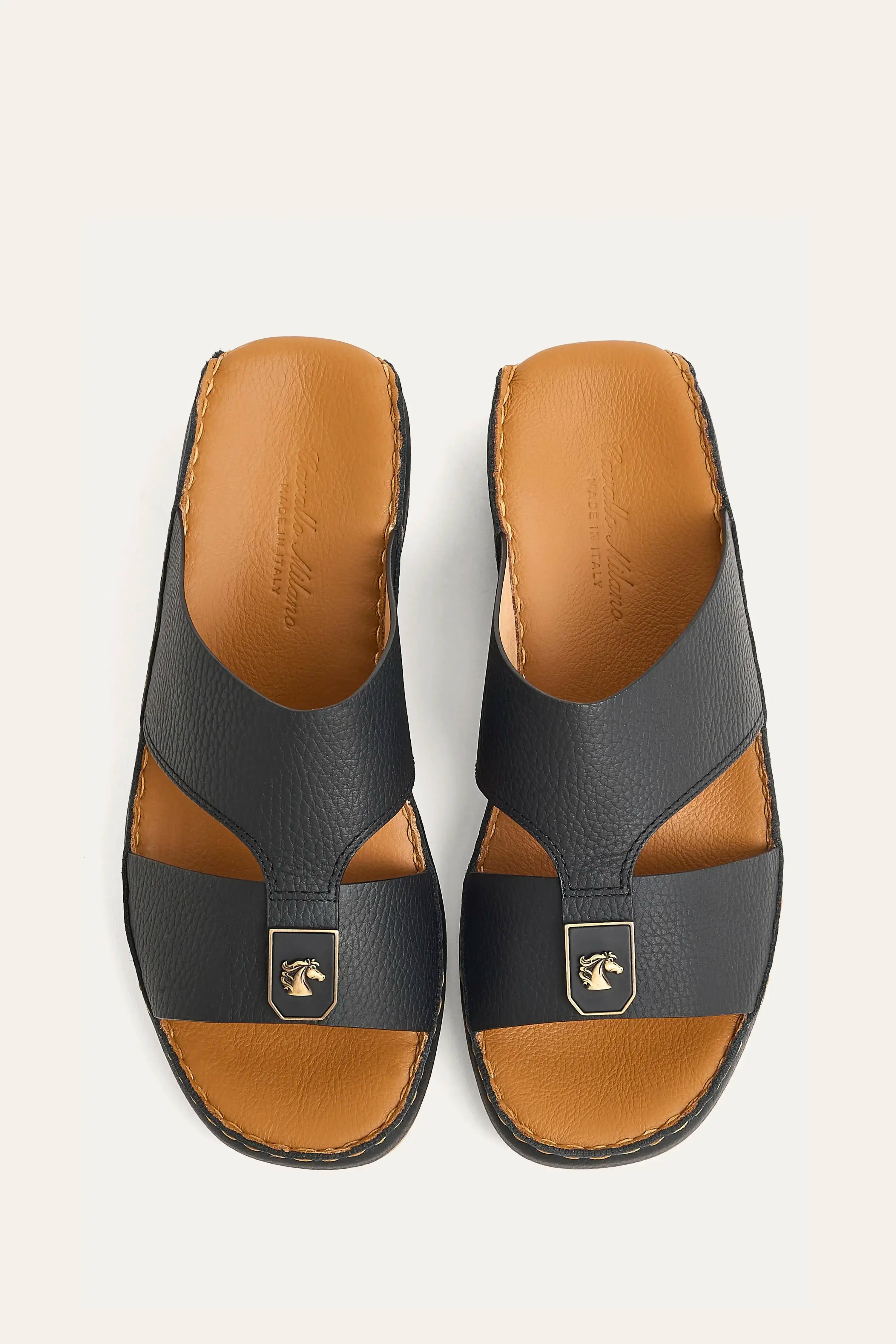 4005 CALF Leather Arabic Sandals for Men