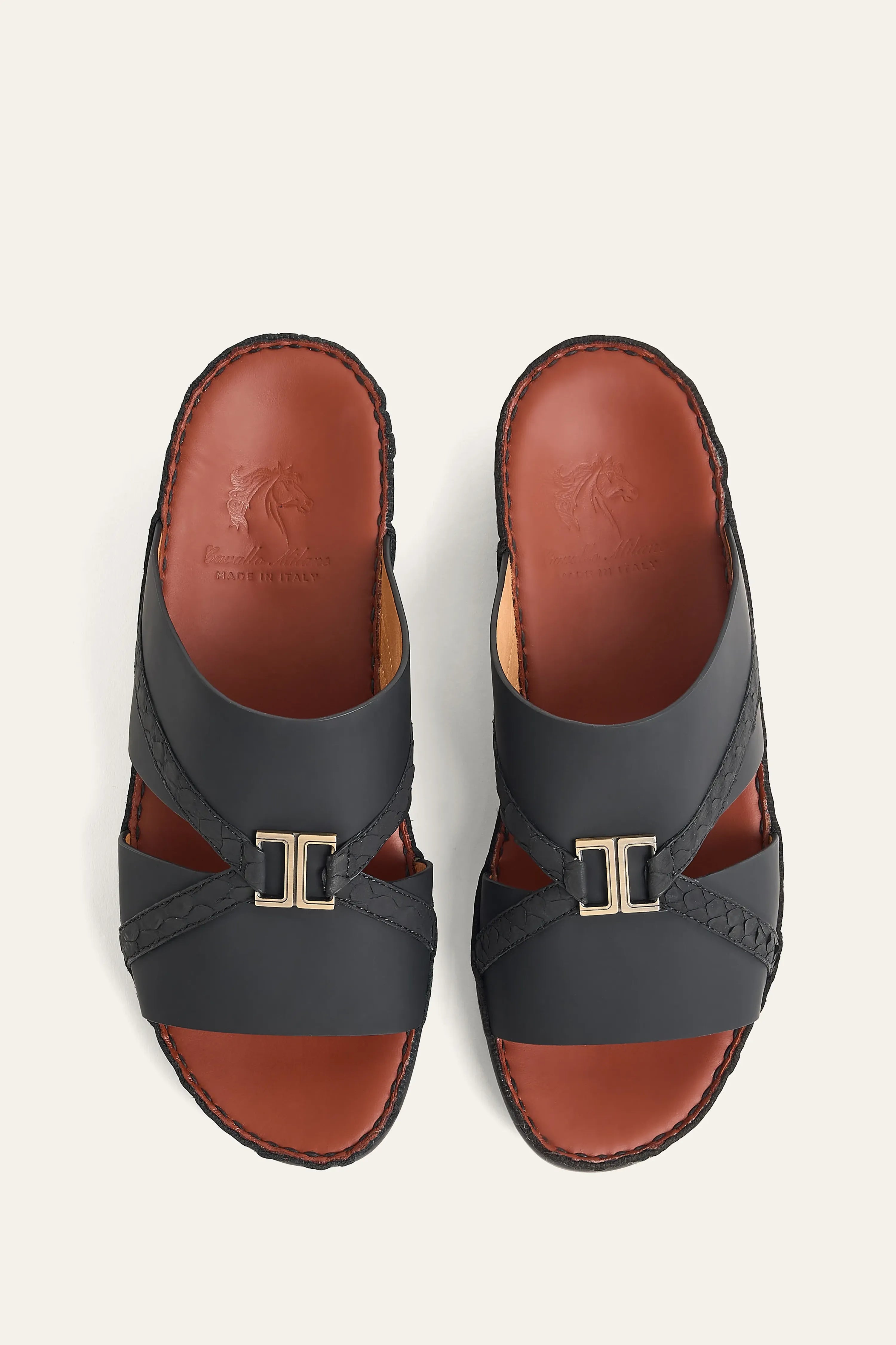 4034 LONDON Leather Arabic Sandals for Men