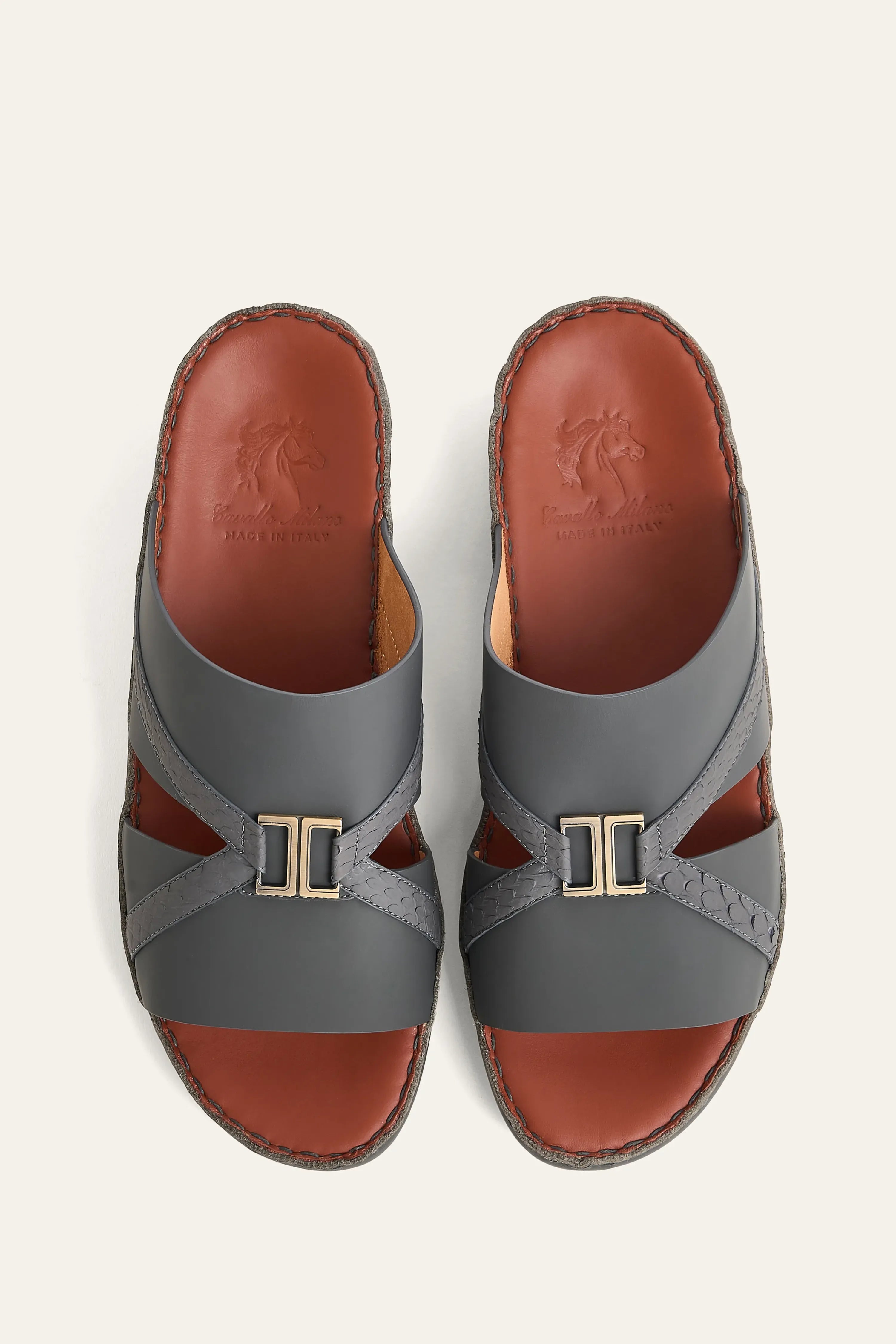 4034 LONDON Leather Arabic Sandals for Men