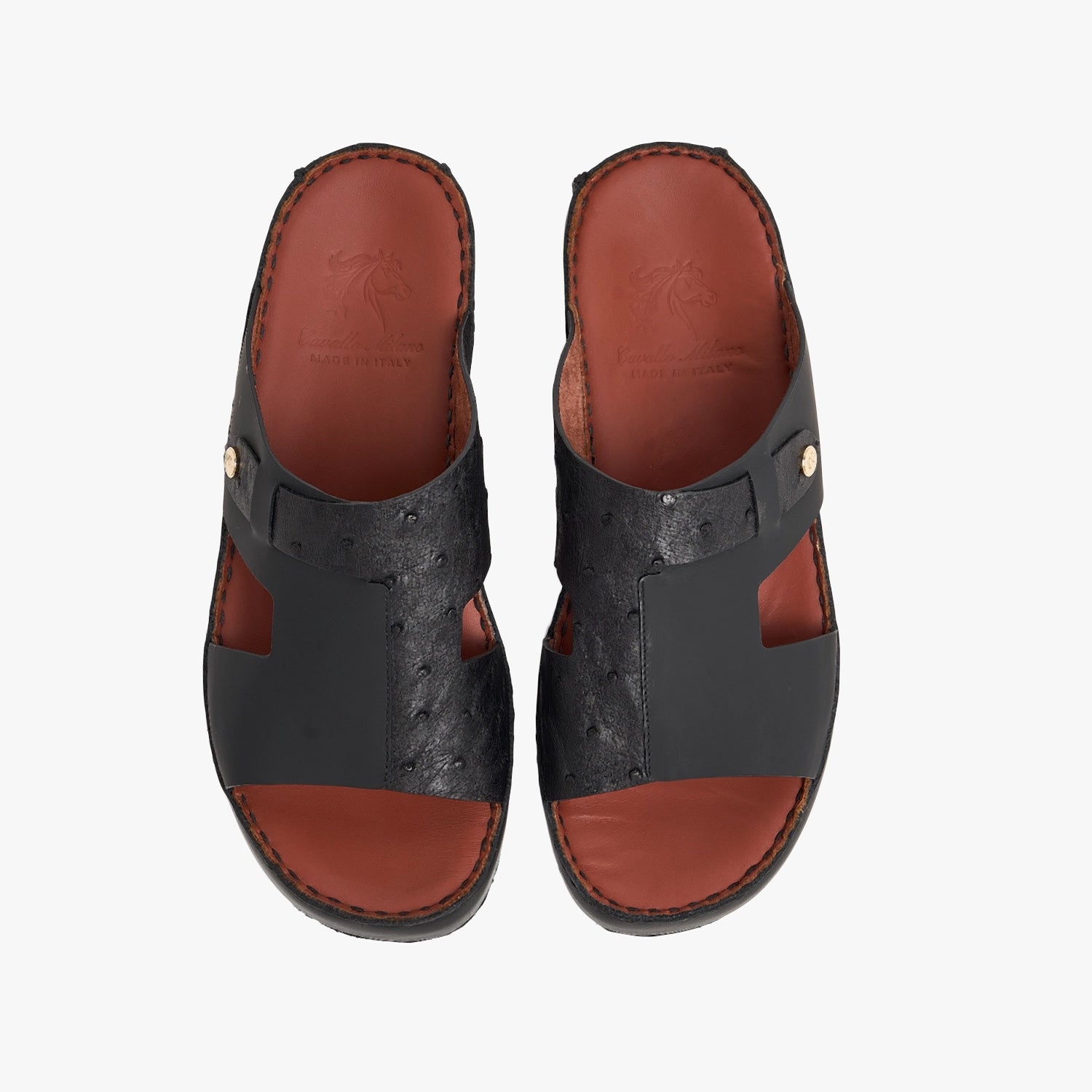 4033 OSTRICH LONDON Leather Arabic Sandals for Men