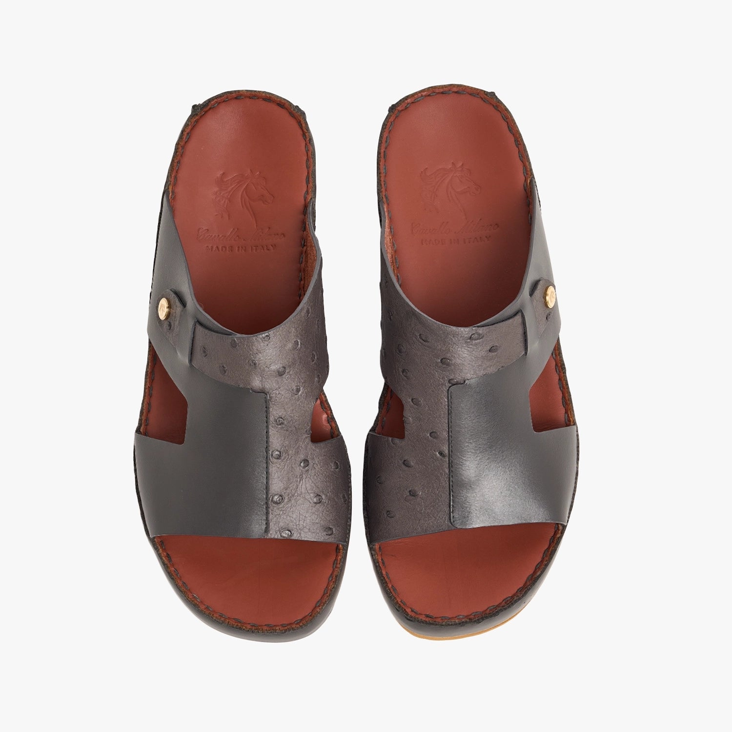 4033 OSTRICH LONDON Leather Arabic Sandals for Men