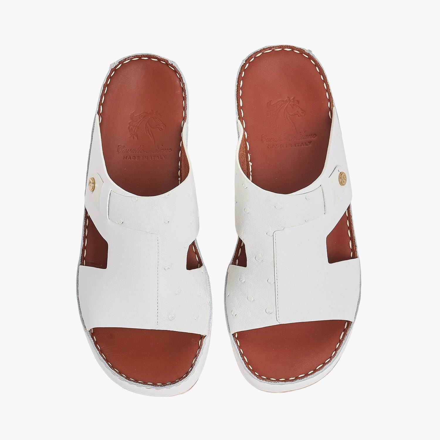 4033 OSTRICH LONDON Leather Arabic Sandals for Men