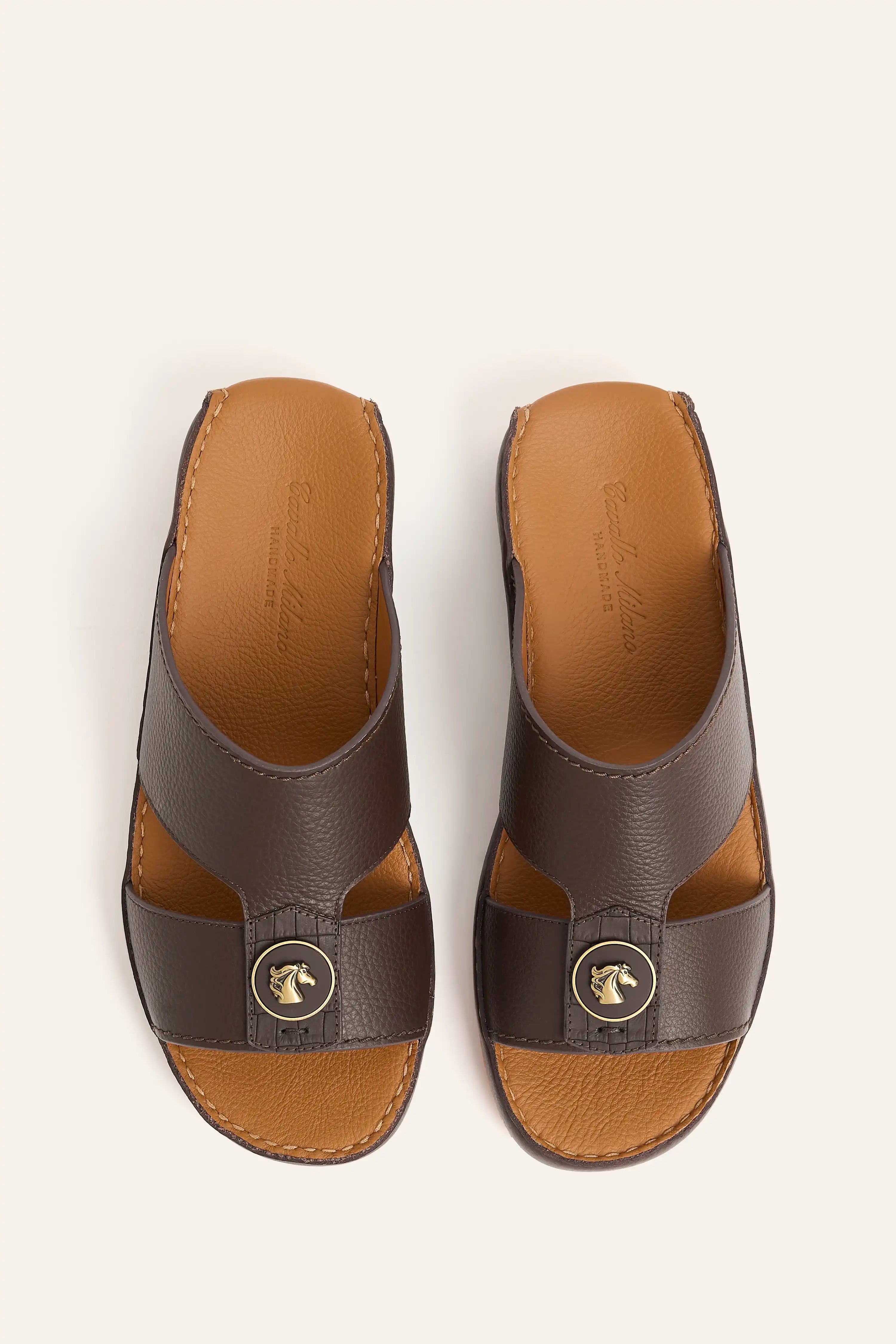 Cavallo Arabic Sandal 5010 — Deer Calf Gommato Leather