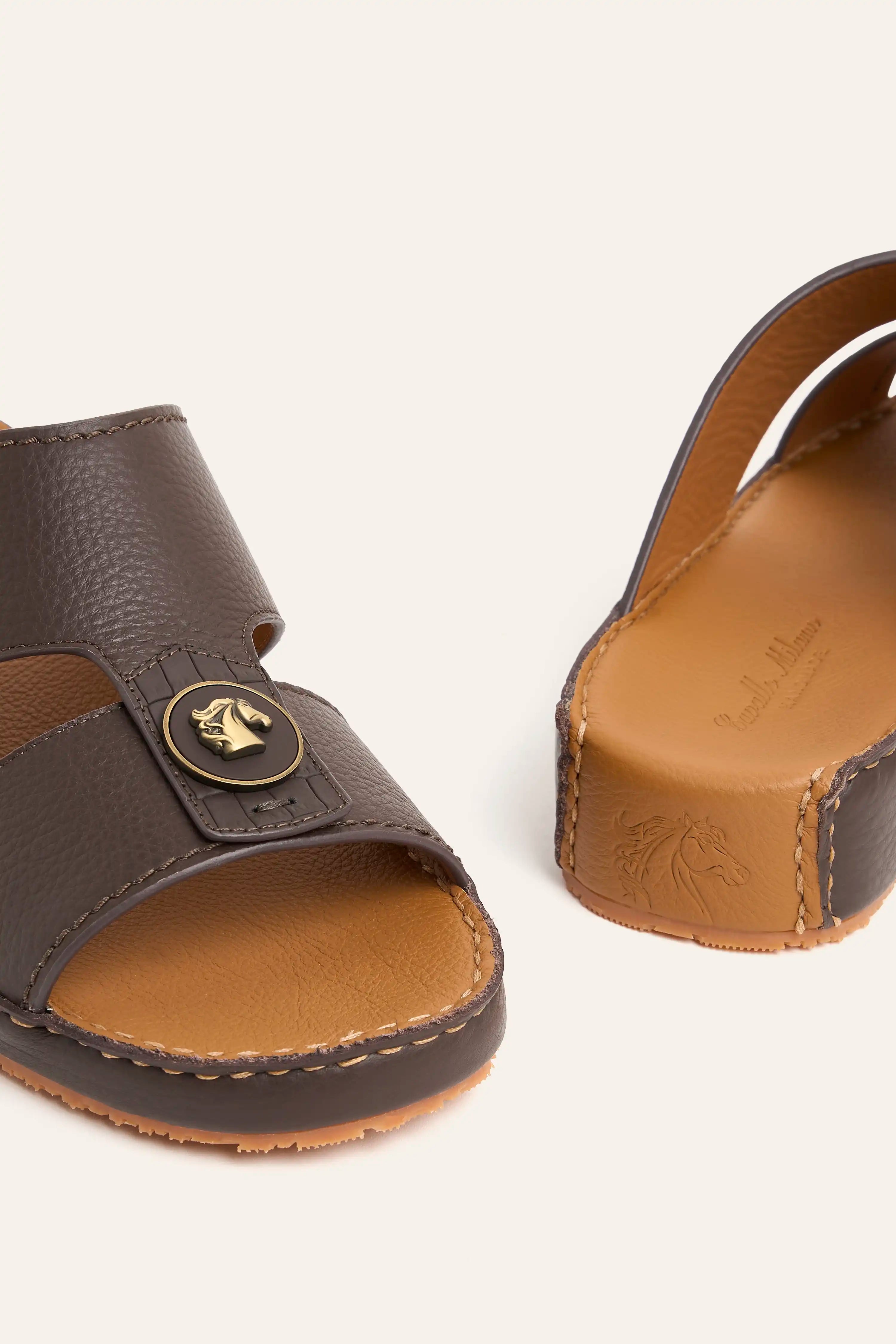 Cavallo Arabic Sandal 5010 — Deer Calf Gommato Leather