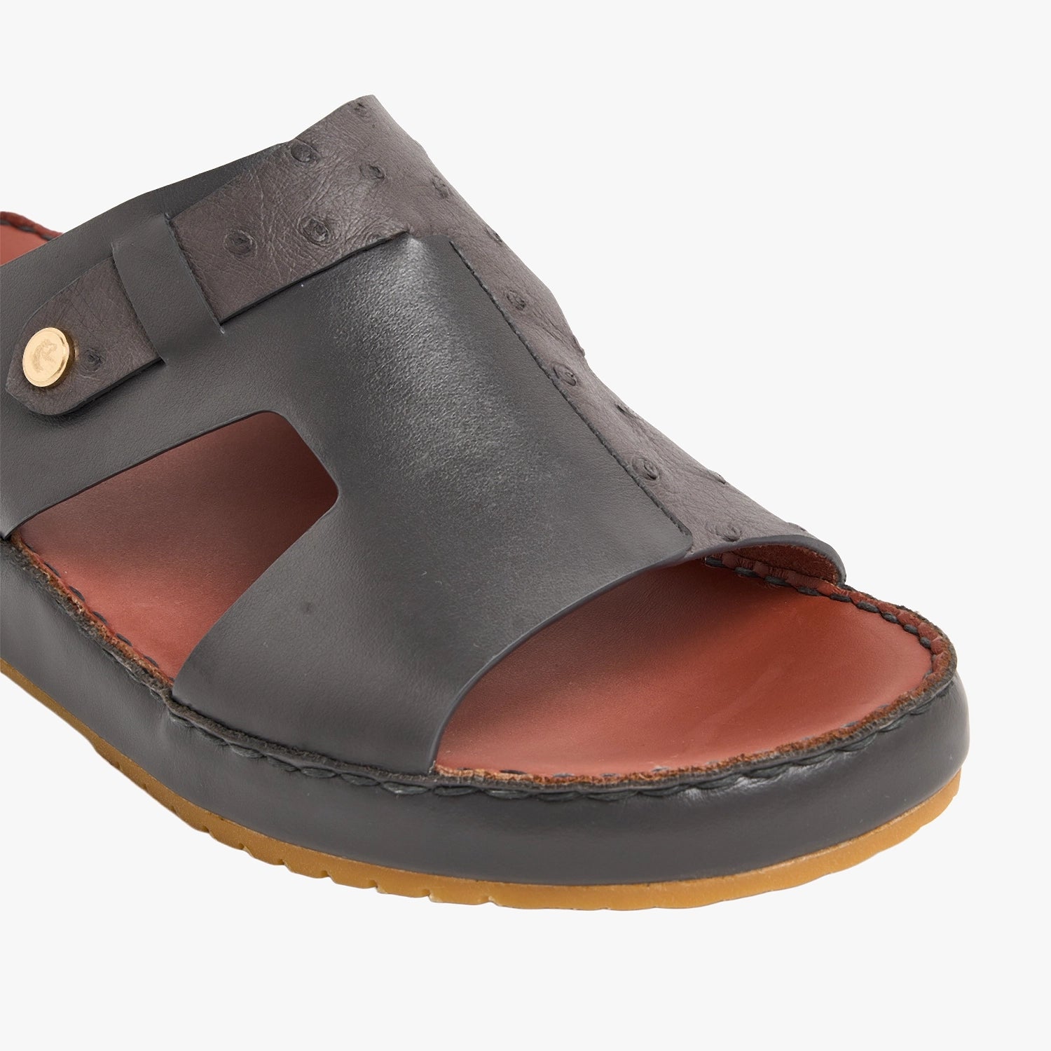 4033 OSTRICH LONDON Leather Arabic Sandals for Men