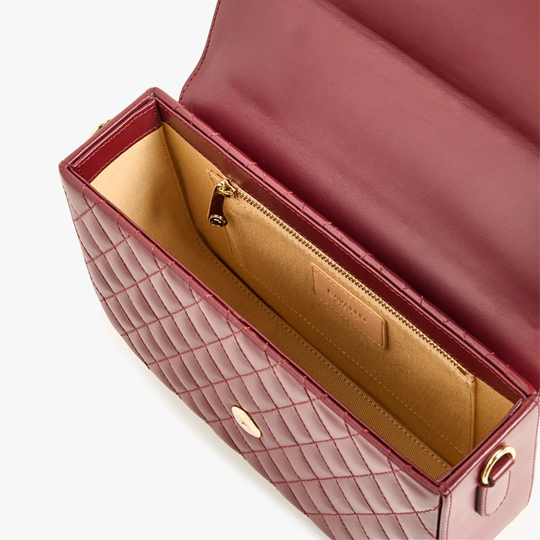 Cavallo Quilted Nappa Leather Flap Bag