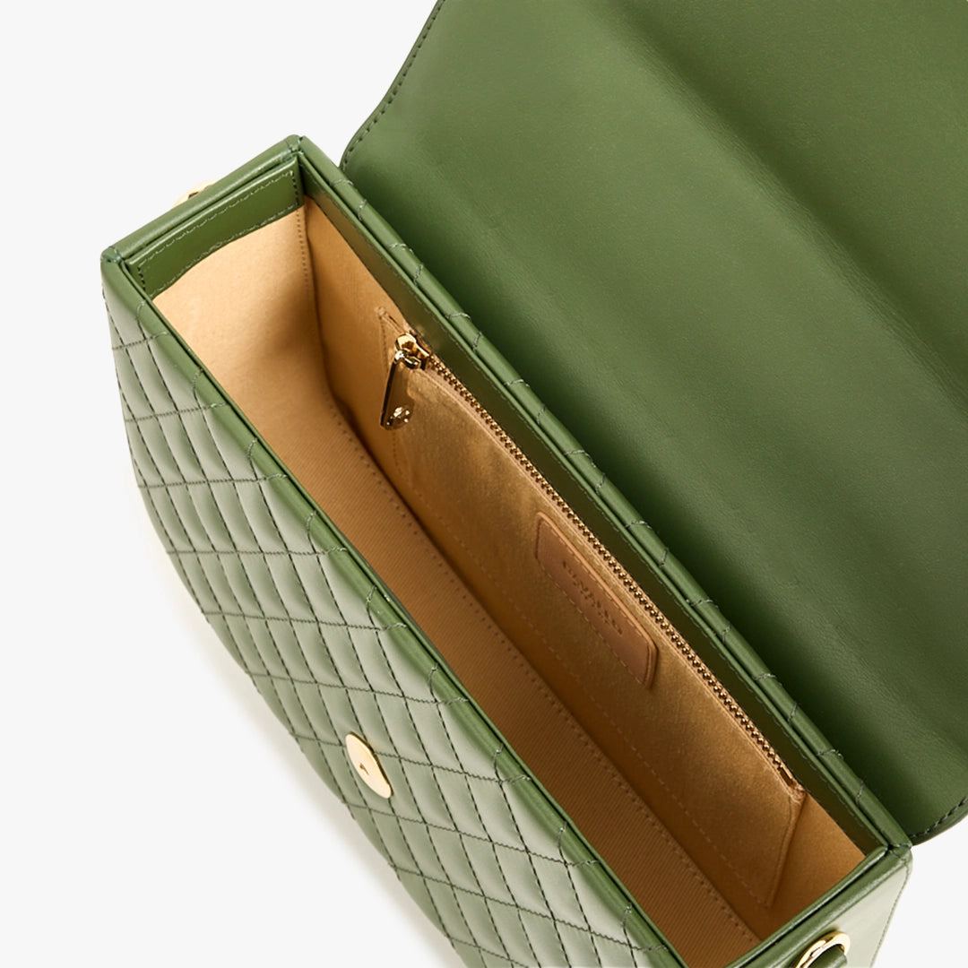 Cavallo Quilted Nappa Leather Flap Bag