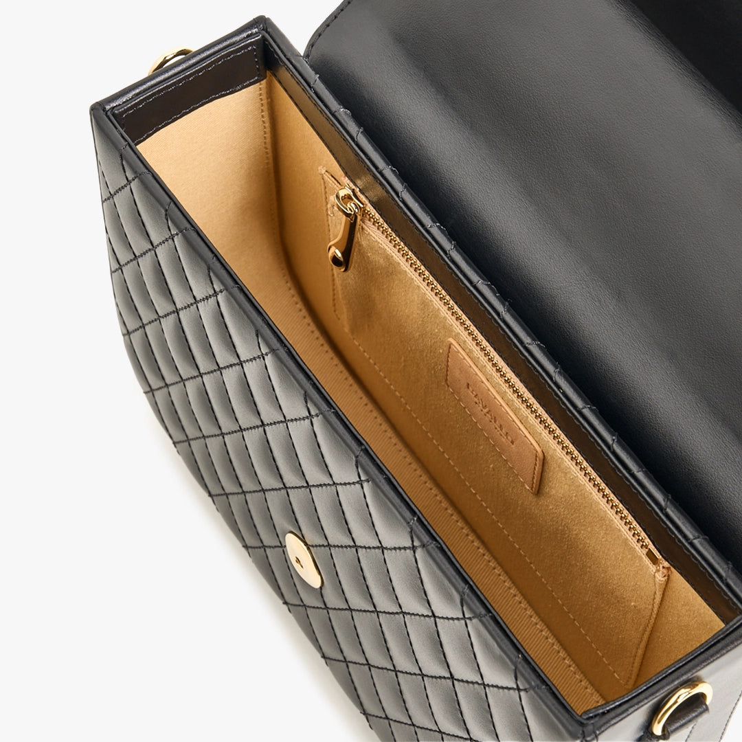 Cavallo Quilted Nappa Leather Flap Bag