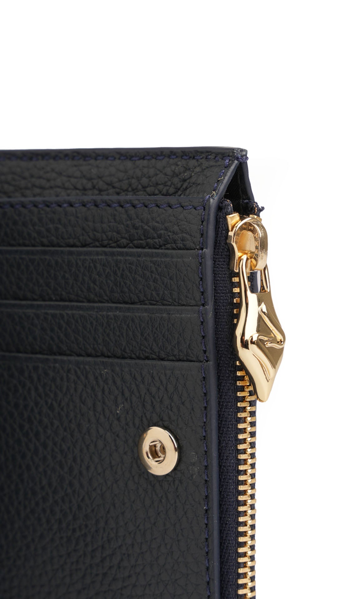 VIBE WALLET CROCO METALICBLUE SMALL