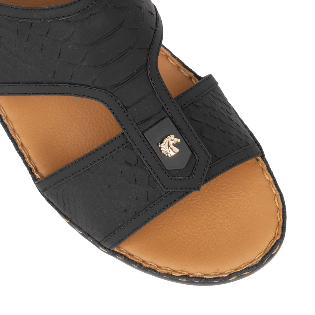 3367 Python Leather Arabic Sandals for Men