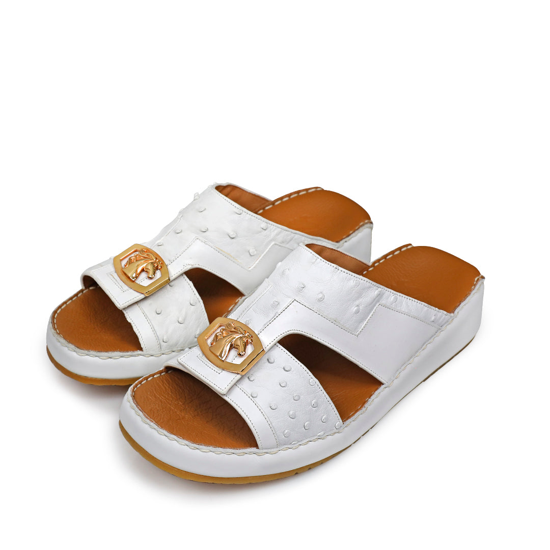 Arabic Sandal Top Driver Ostrich leather 2207