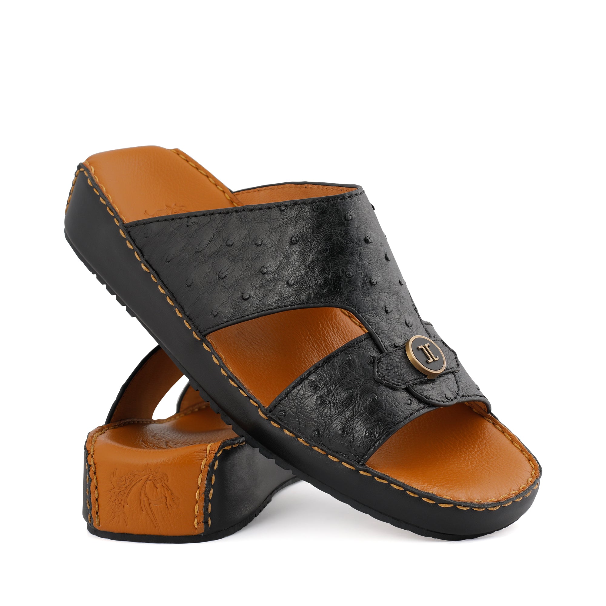 Arabic sandals - 2849 OSTRICH