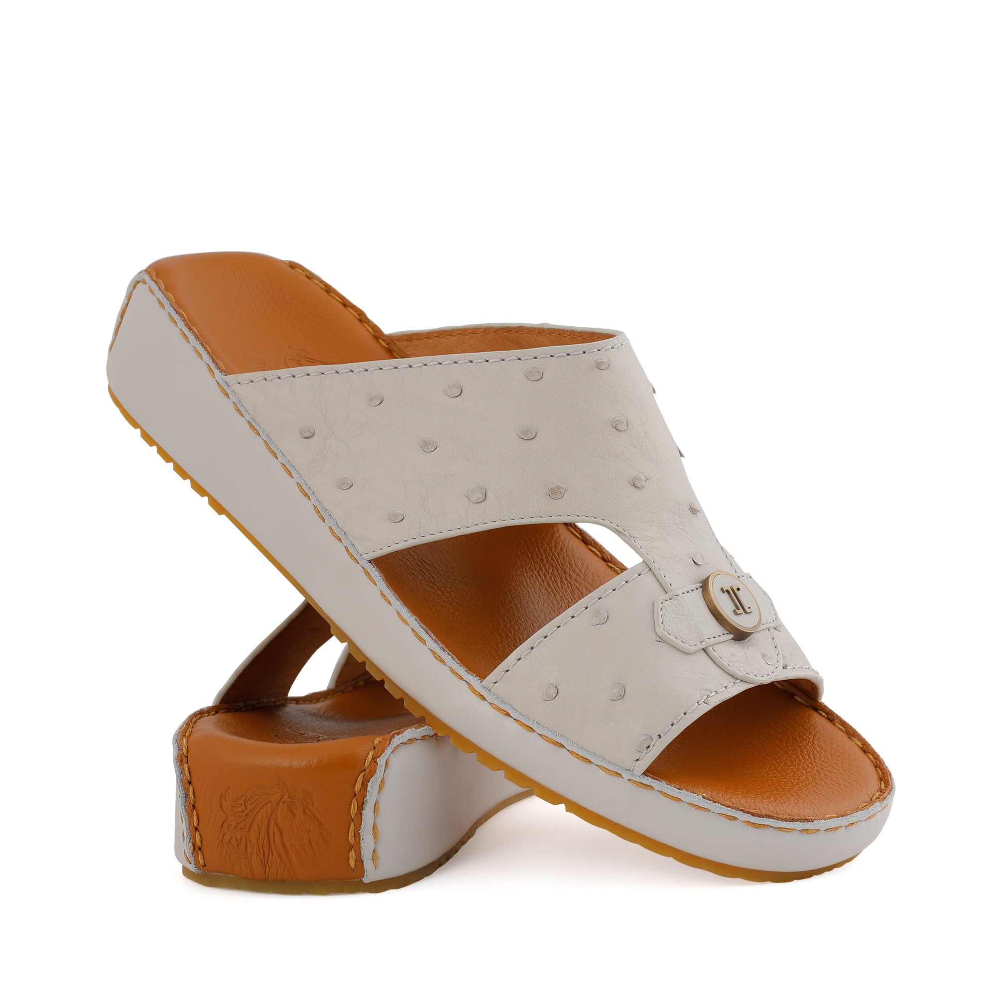 Arabic sandals - 2849 OSTRICH